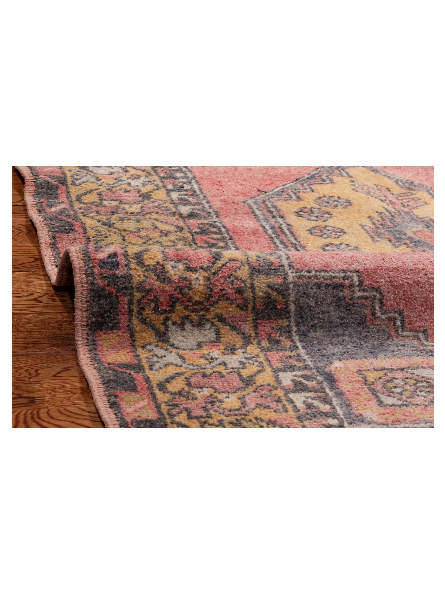 Old Anatolian 154175 Pink Gold 3.5x5.6 Hand Knotted Rug