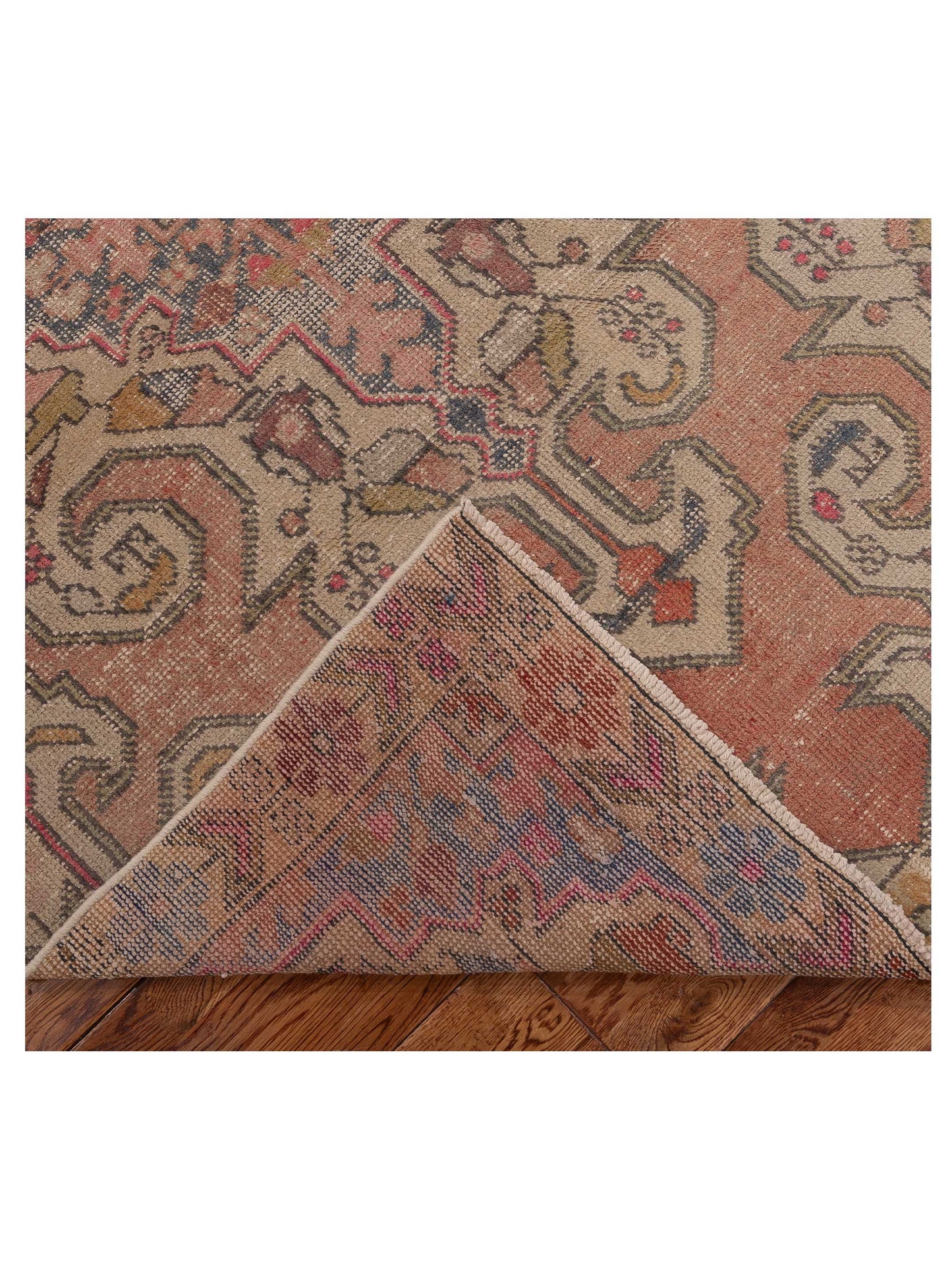 Old Anatolian 154179 Rust Beige 4.5x7 Hand Knotted Rug
