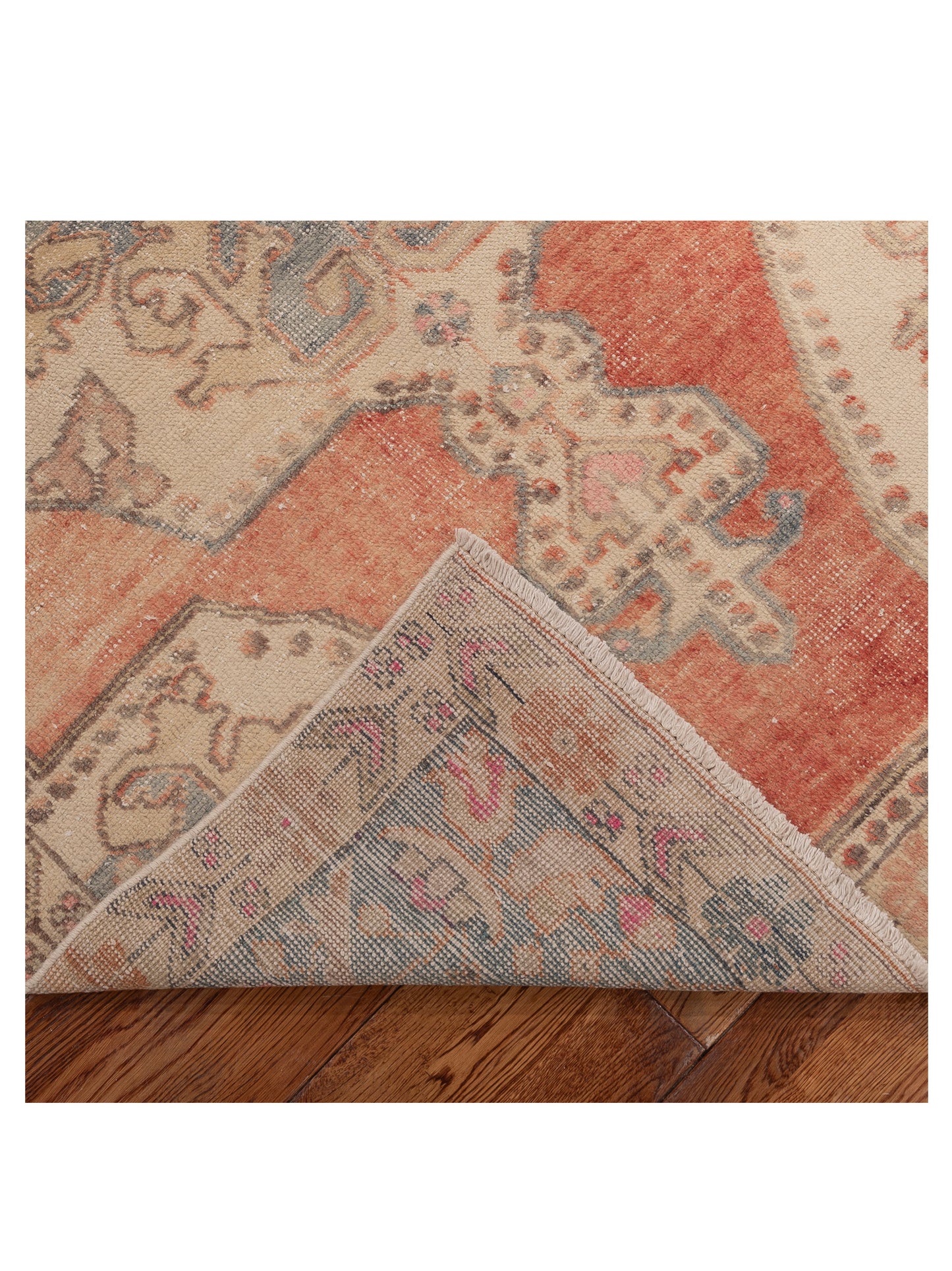 Old Anatolian 154185 Rust Gray 4.1x6.9 Hand Knotted Rug