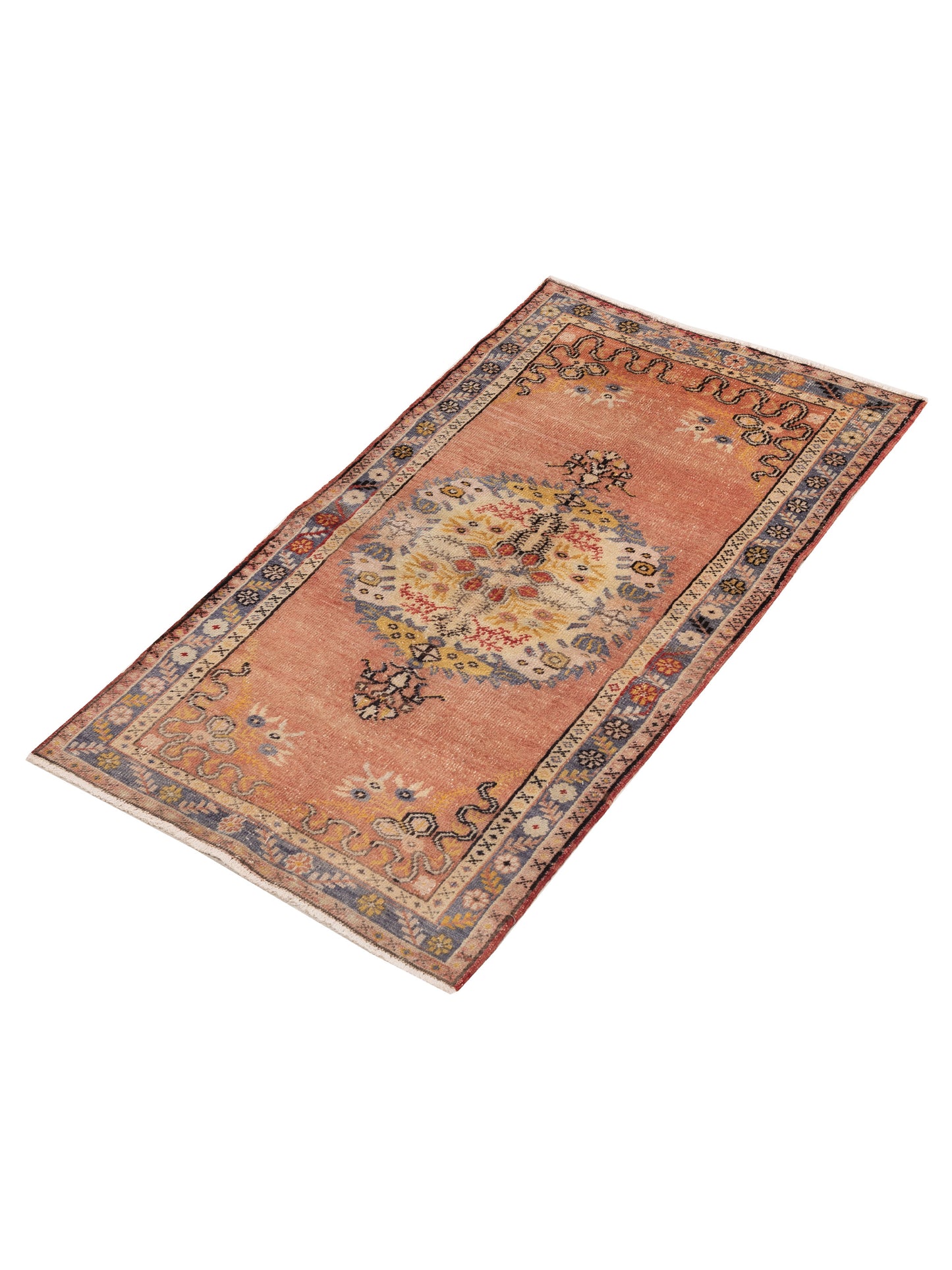 Old Anatolian 154194 Rust Gray 3.3x6 Hand Knotted Rug