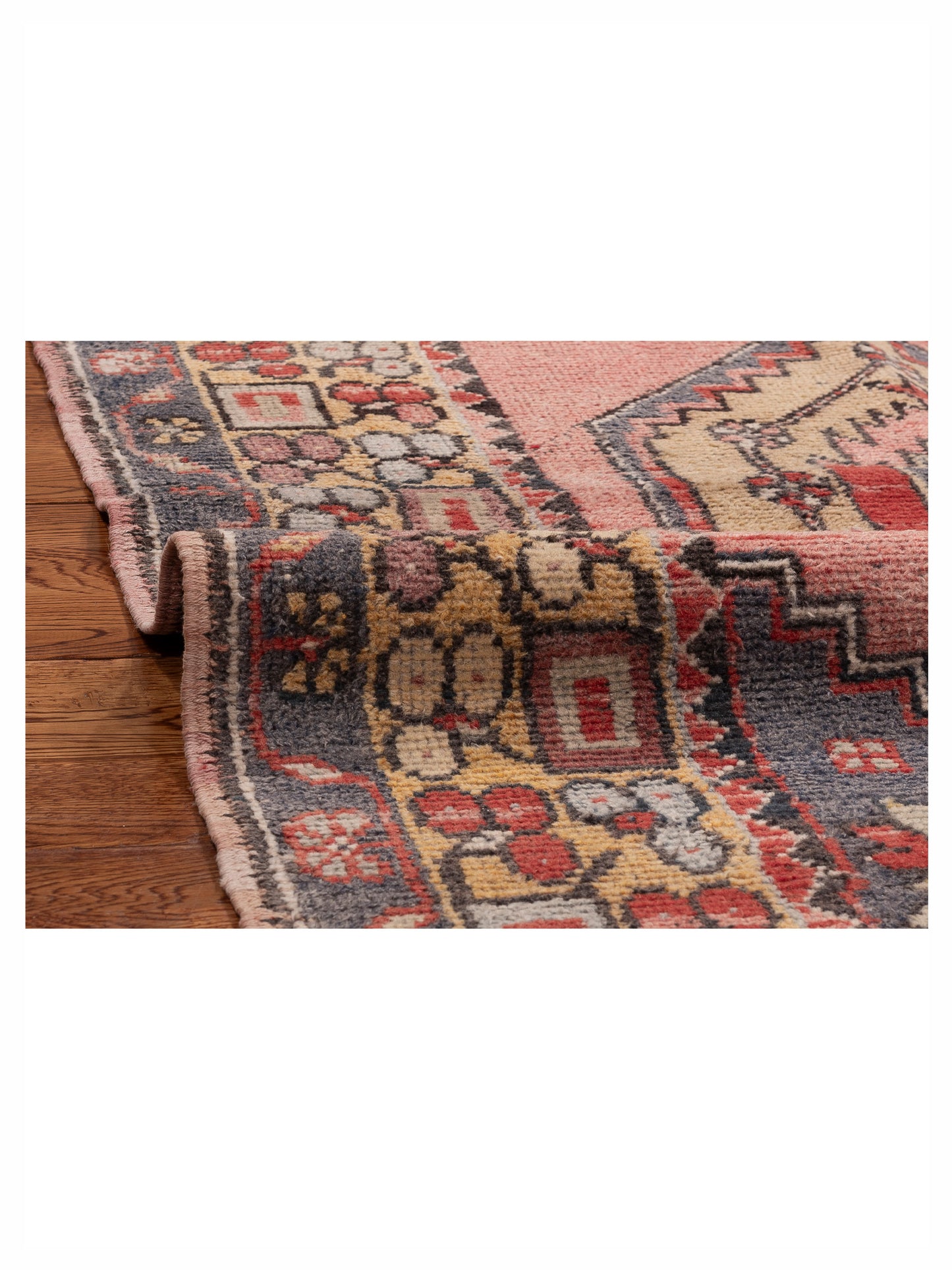 Old Anatolian 154195 Red Gold 3.4x5.5 Hand Knotted Rug