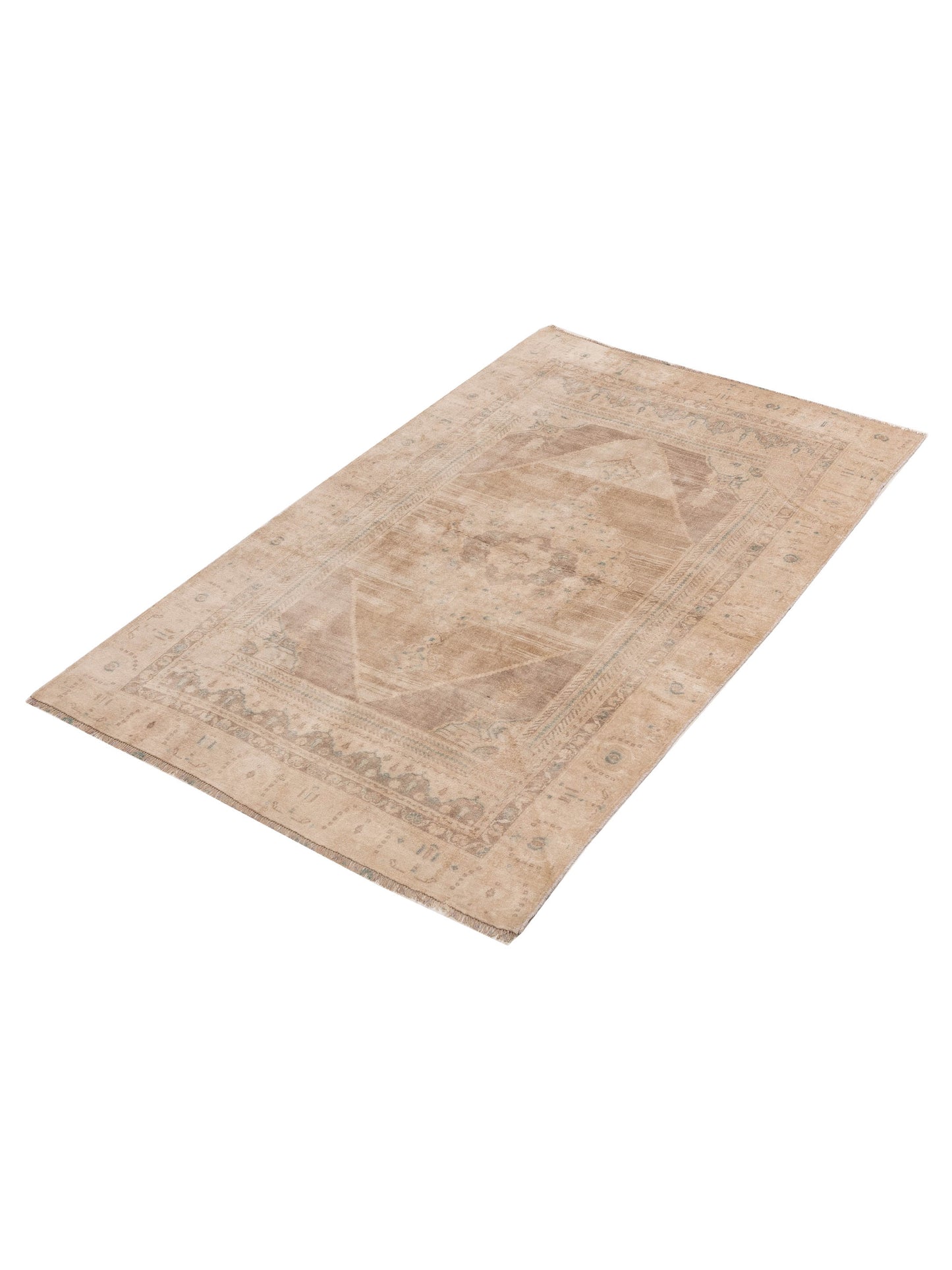 Old Anatolian 154198 Brown Brown 4.6x7.5 Hand Knotted Rug