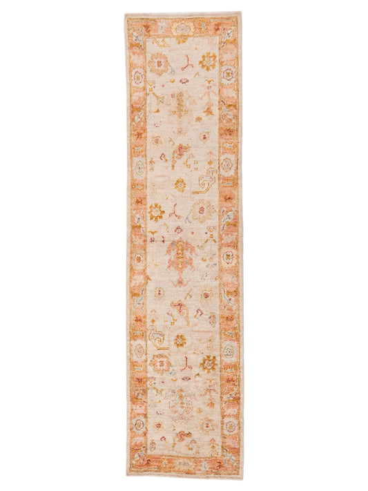 Anadol Angora Oushak  Beige Pink Traditional