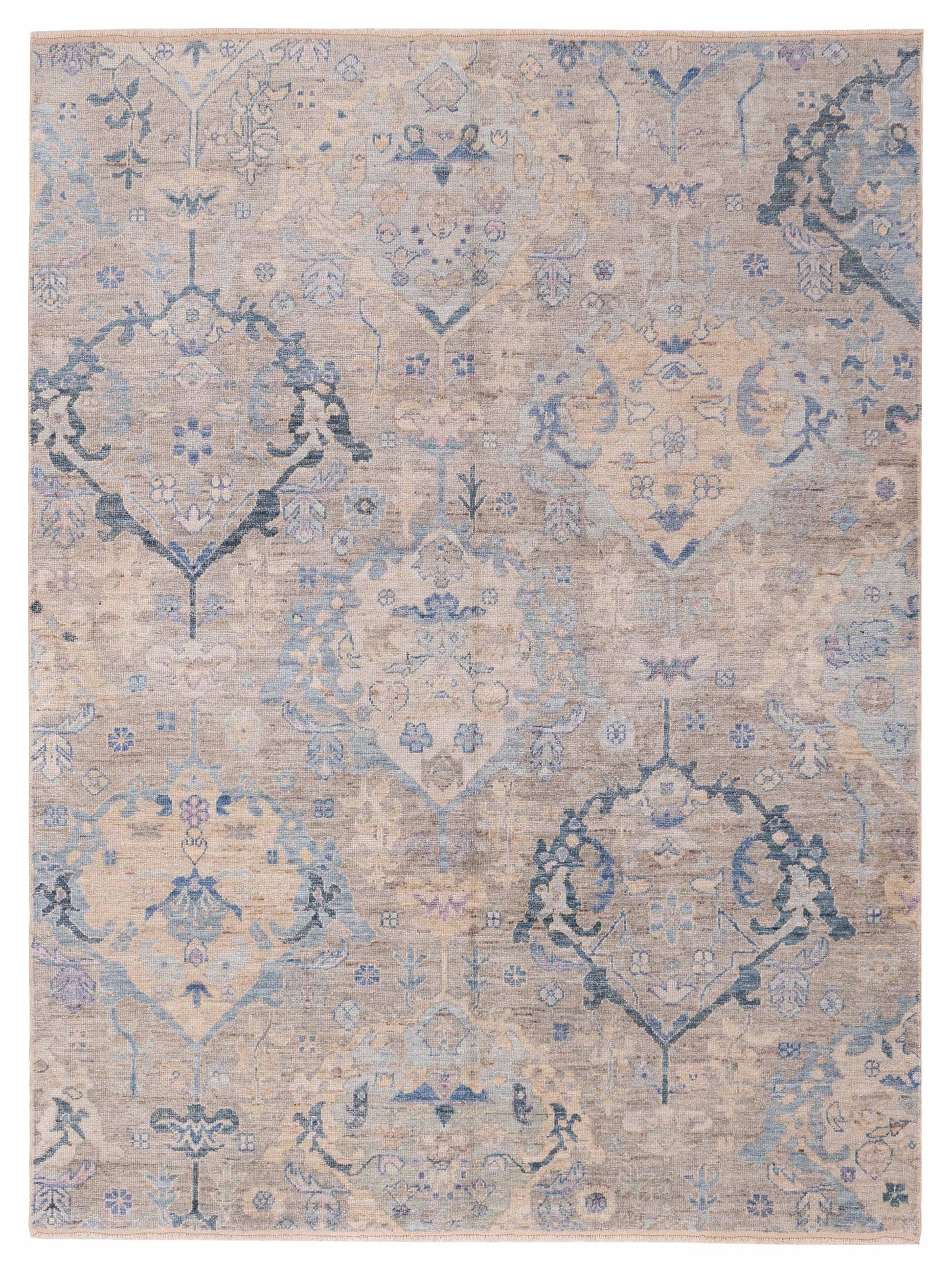 Anadol Angora Oushak  Gray Blue Traditional