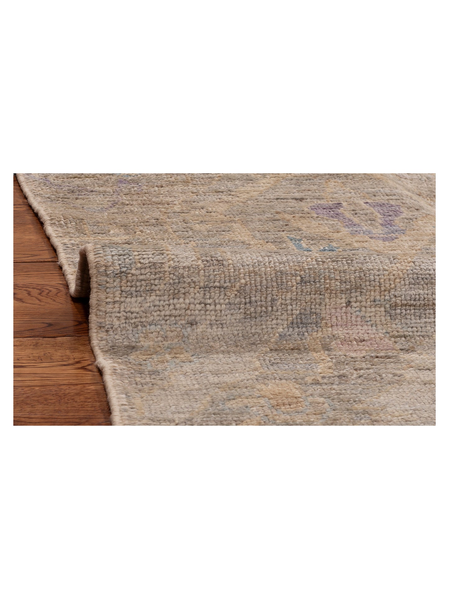 Angora Oushak 154239 Gray Gray 8.4x10.5 Hand Knotted Rug