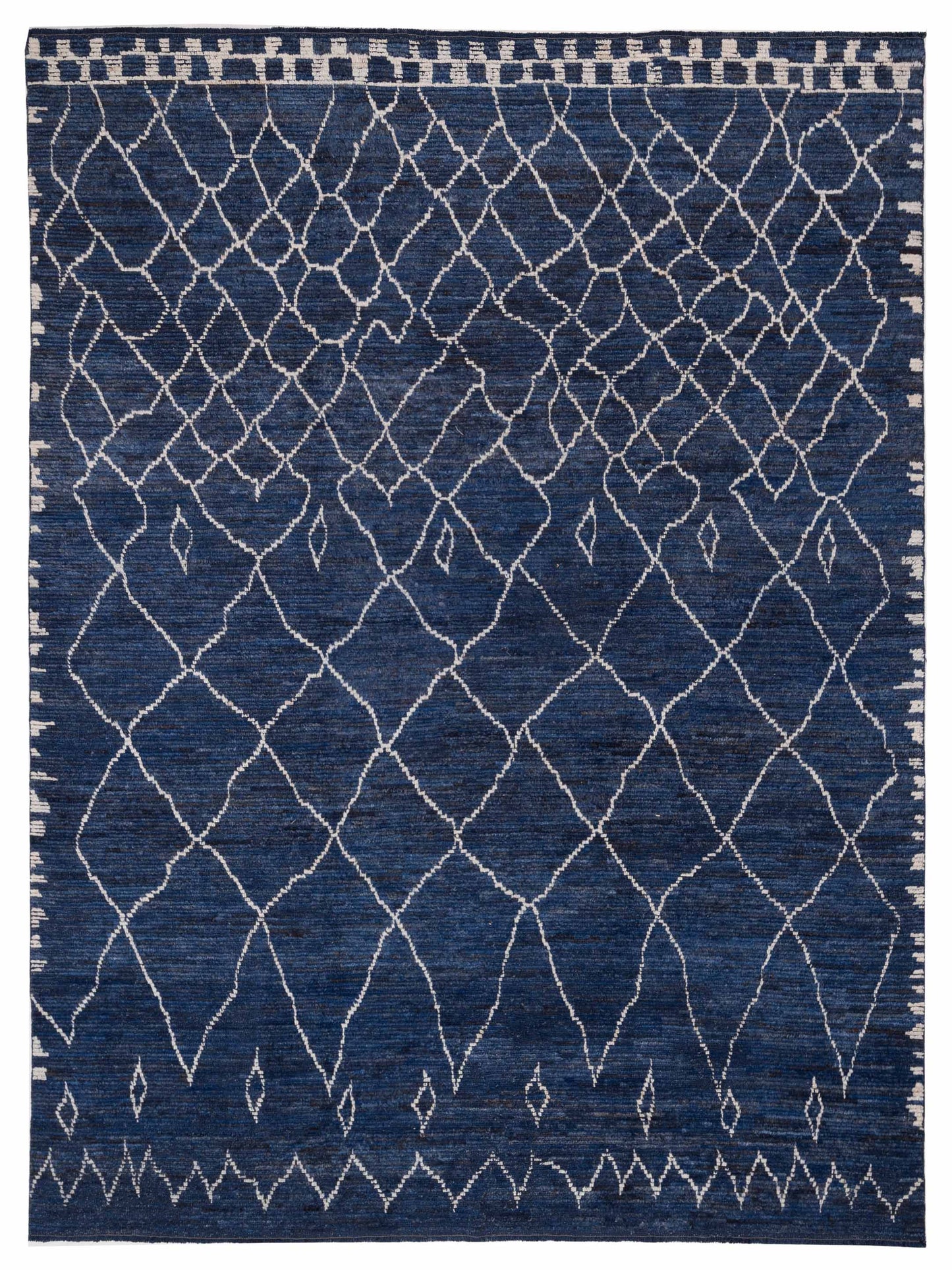 Pasha Berber Dark Blue Contemporary