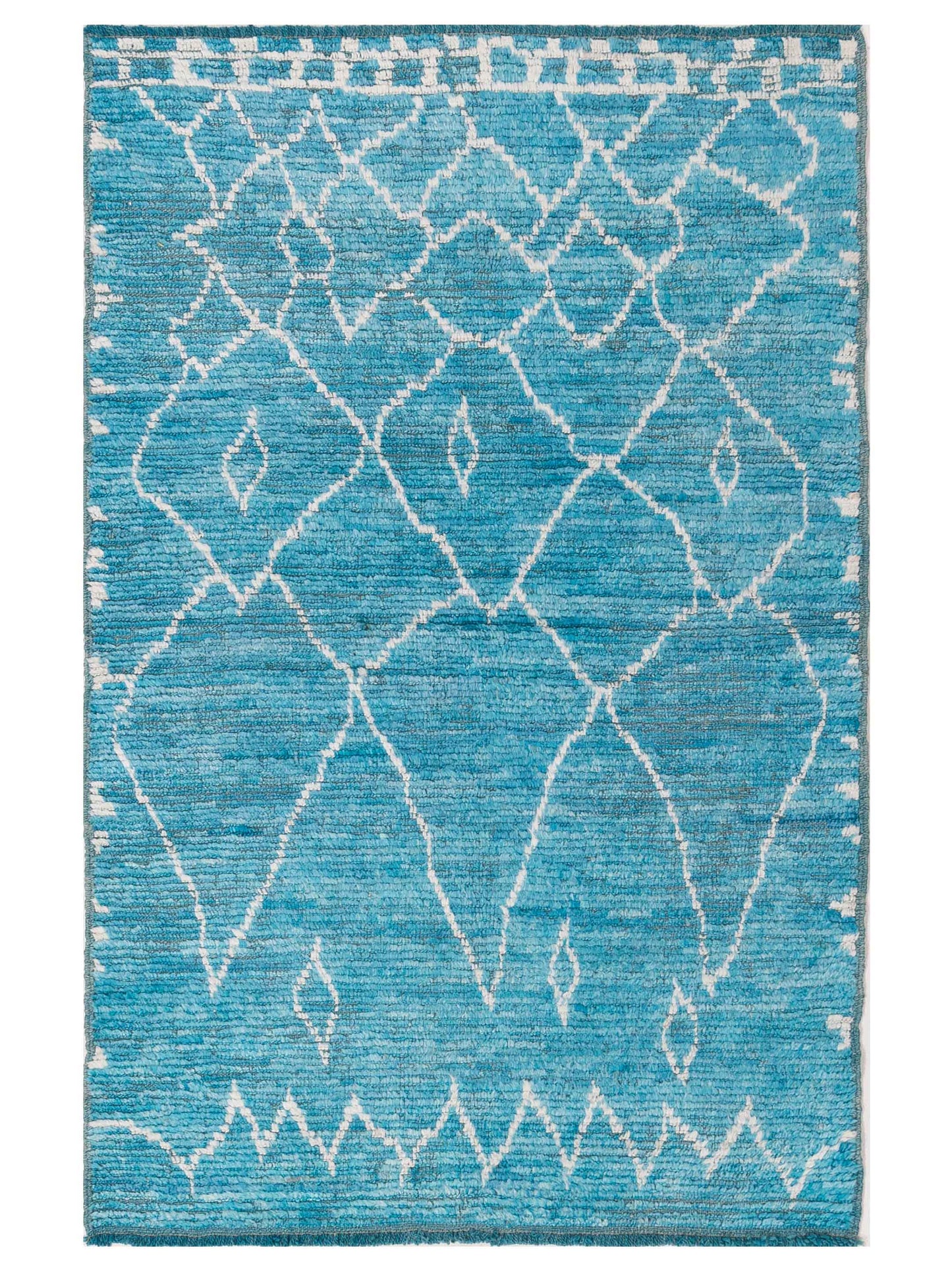 Pasha Berber Turquoise Contemporary