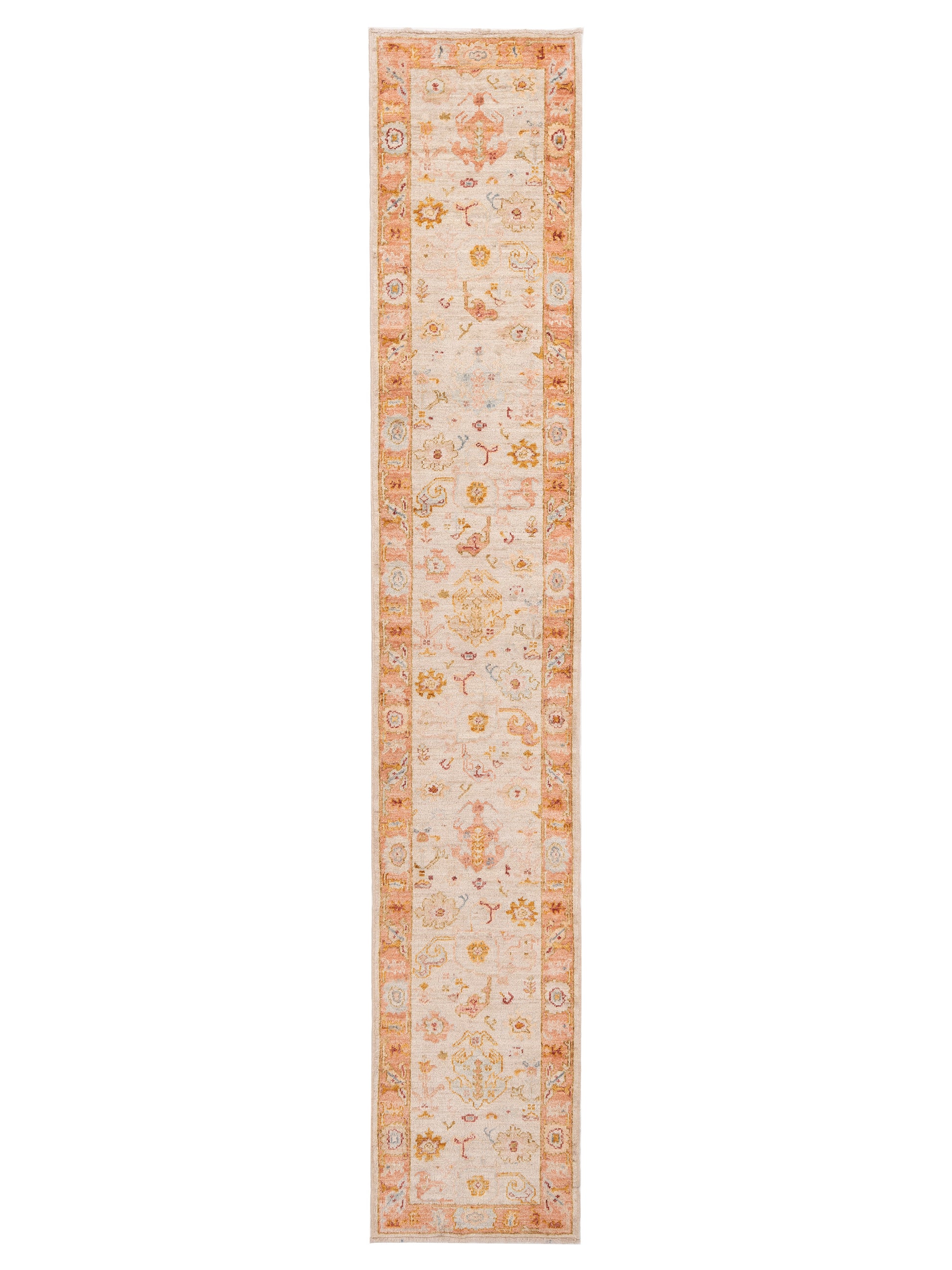 Anadol Angora Oushak  Beige Pink Traditional