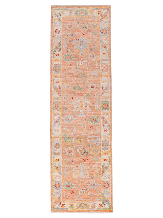 Anadol Angora Oushak  Pink Ivory Traditional