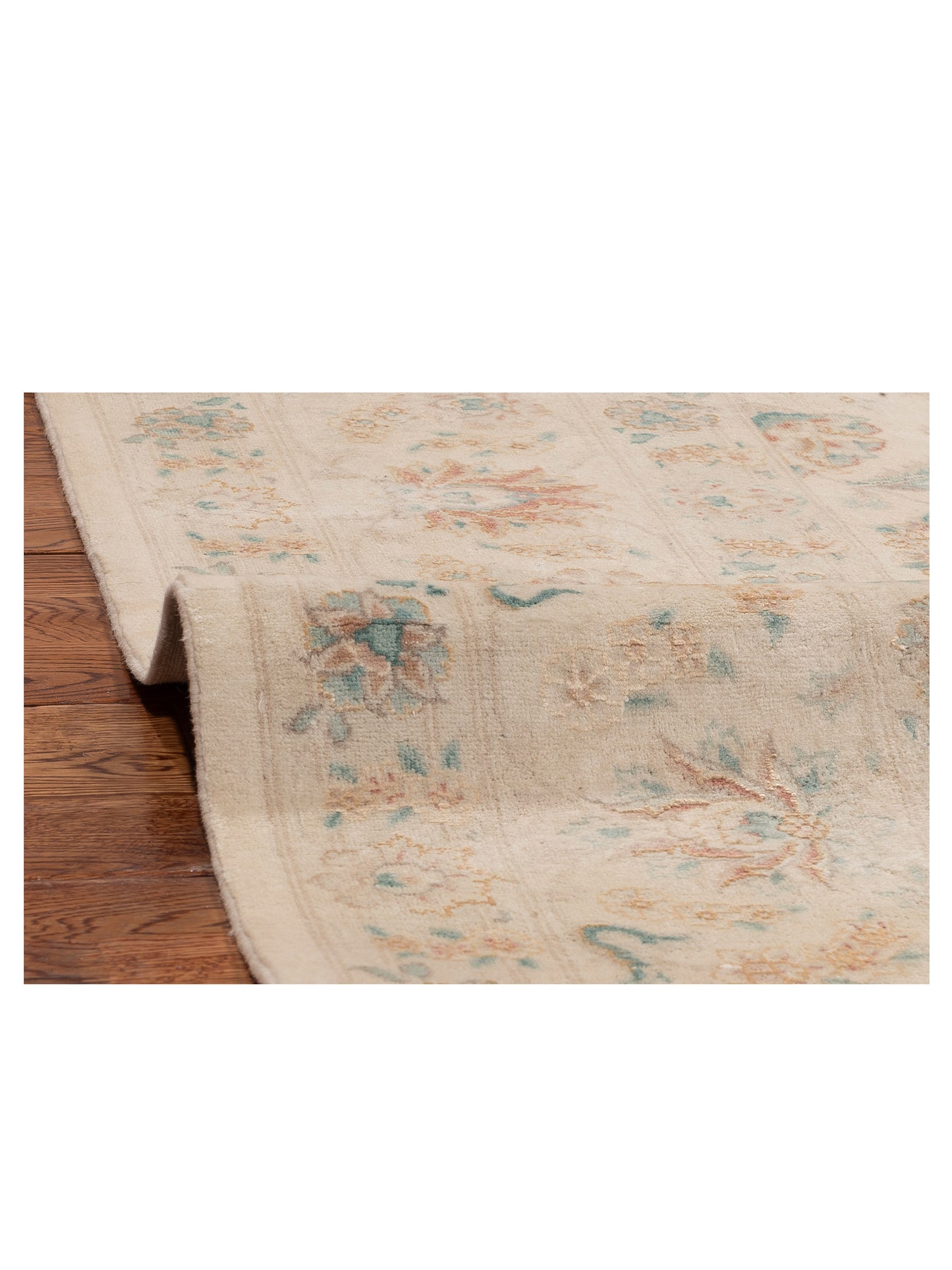 Magnolia 154298 Ivory Ivory 7.10x9.7 Hand Knotted Rug