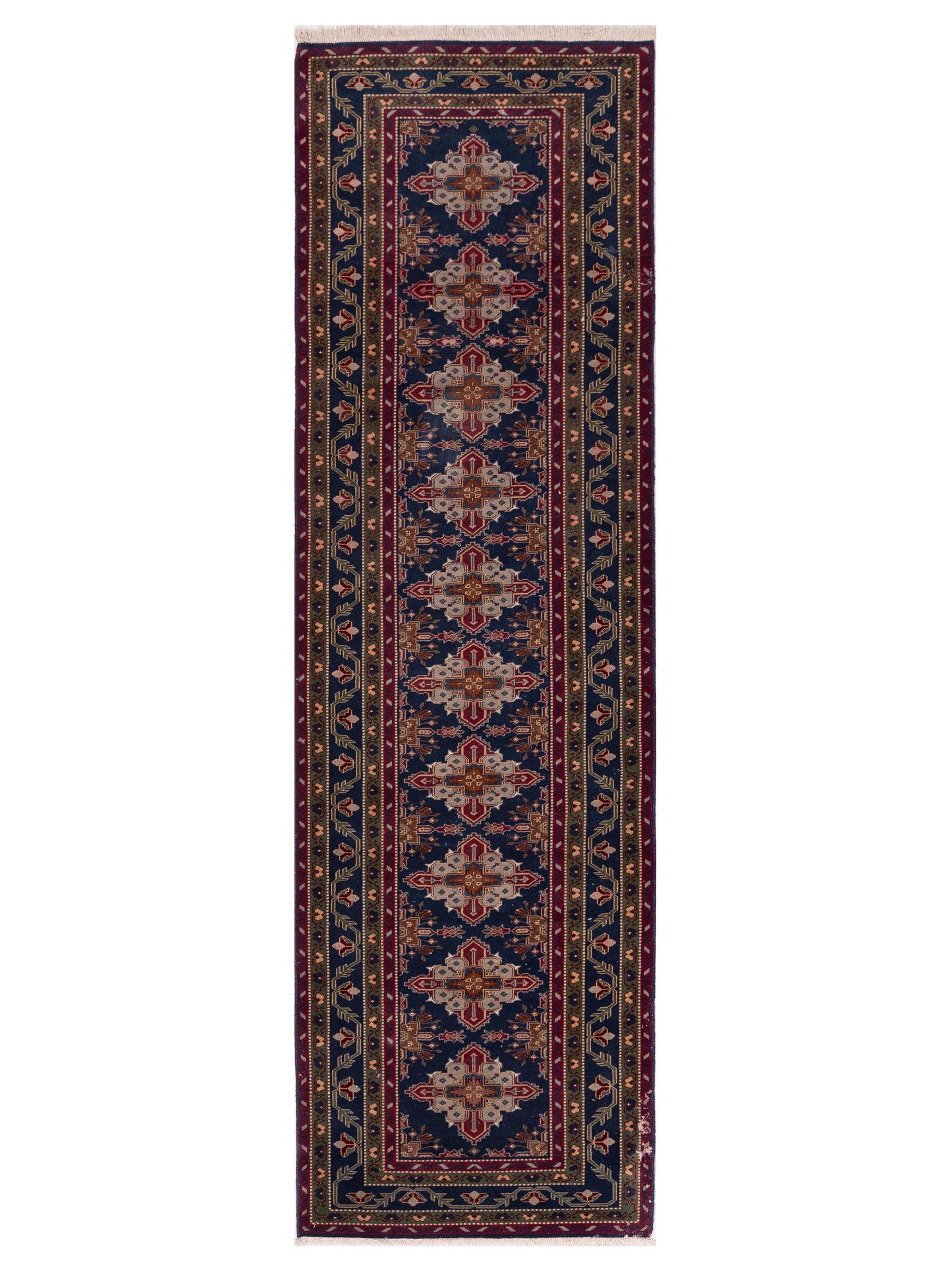 Pasha Antique Loom Blue Green Transitional