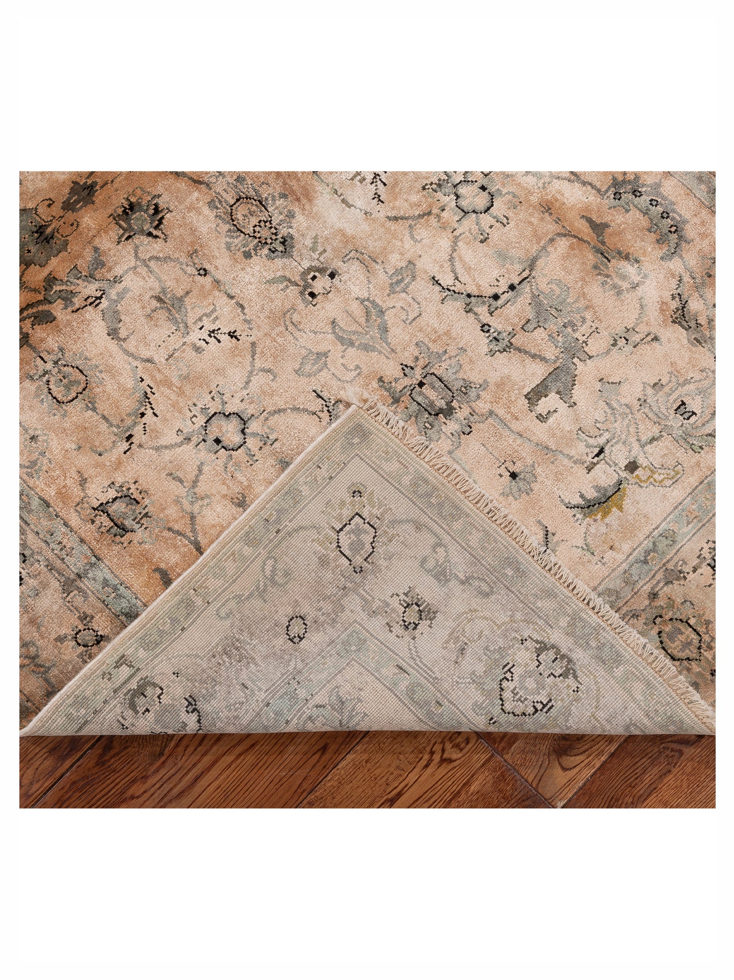 Imperial 154359 Beige Beige 3.11x6.2 Hand Knotted Rug