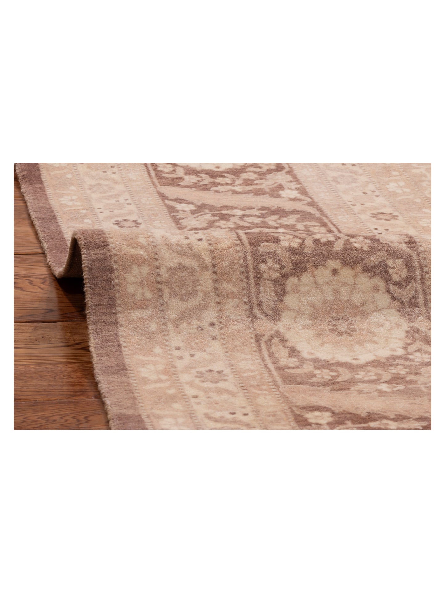 Haji Jalili 154373 Brown Beige 9.2x12.4 Hand Knotted Rug
