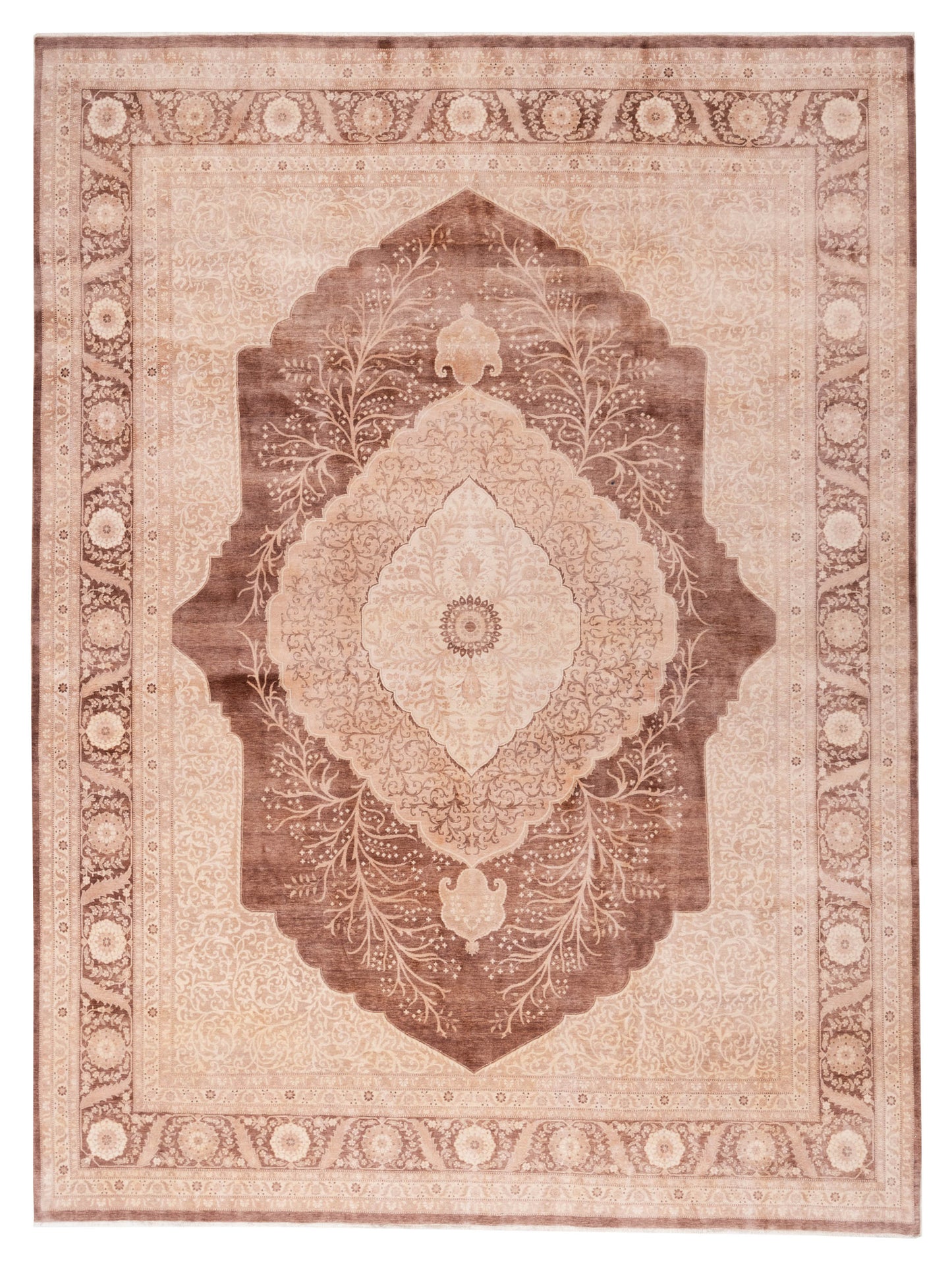 Rajpur Haji Jalili Brown Beige Traditional