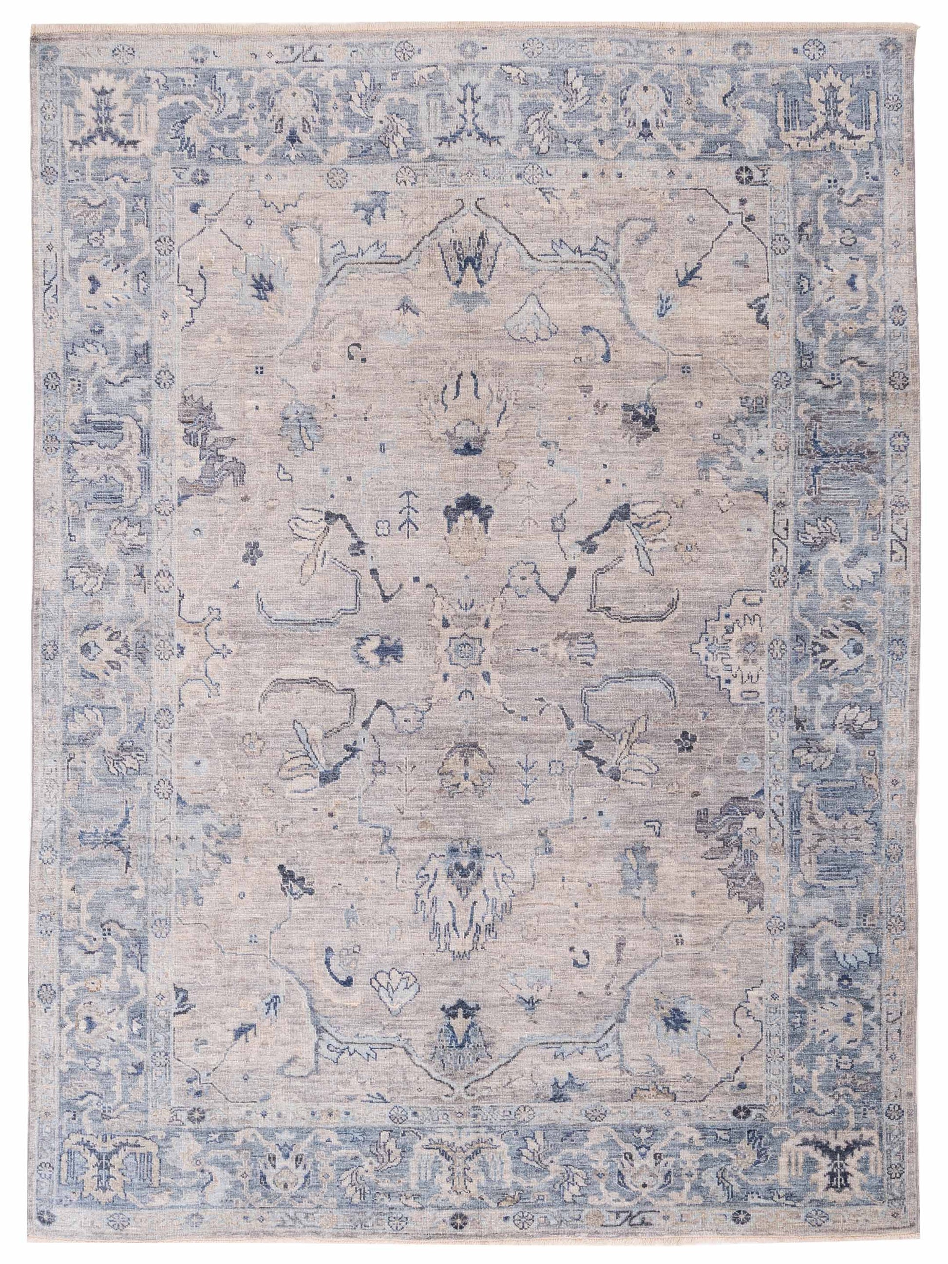 Anadol Angora Oushak  Blue Gray Traditional