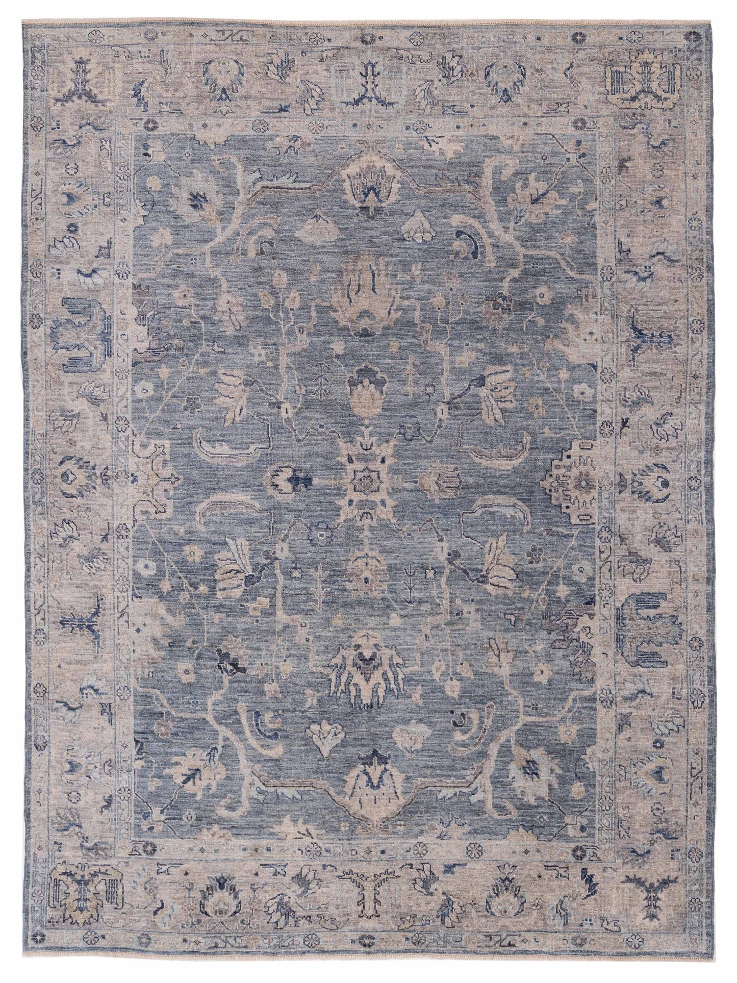 Anadol Angora Oushak  Gray Silver Traditional