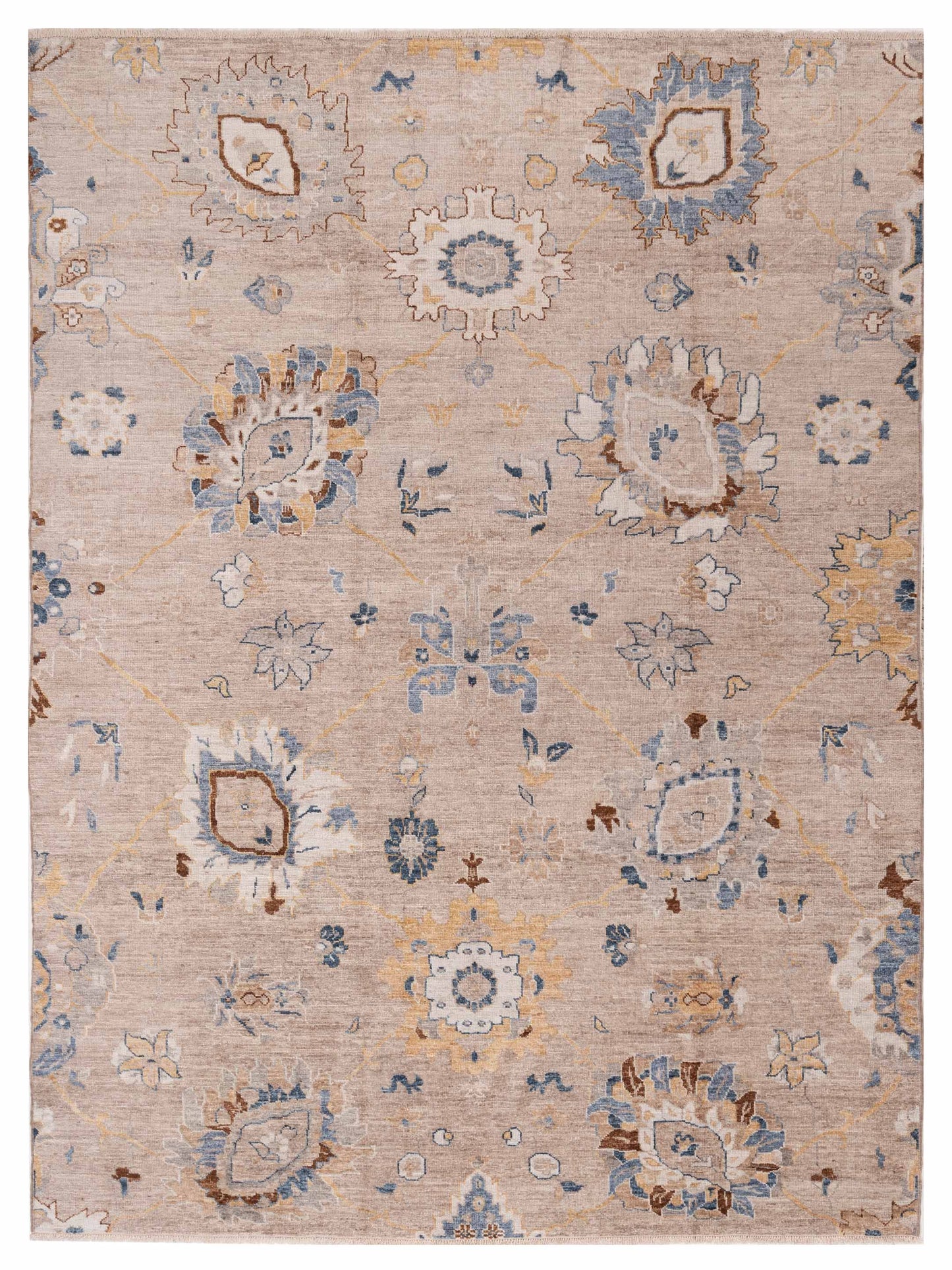 Anadol Angora Oushak  Beige Beige Traditional