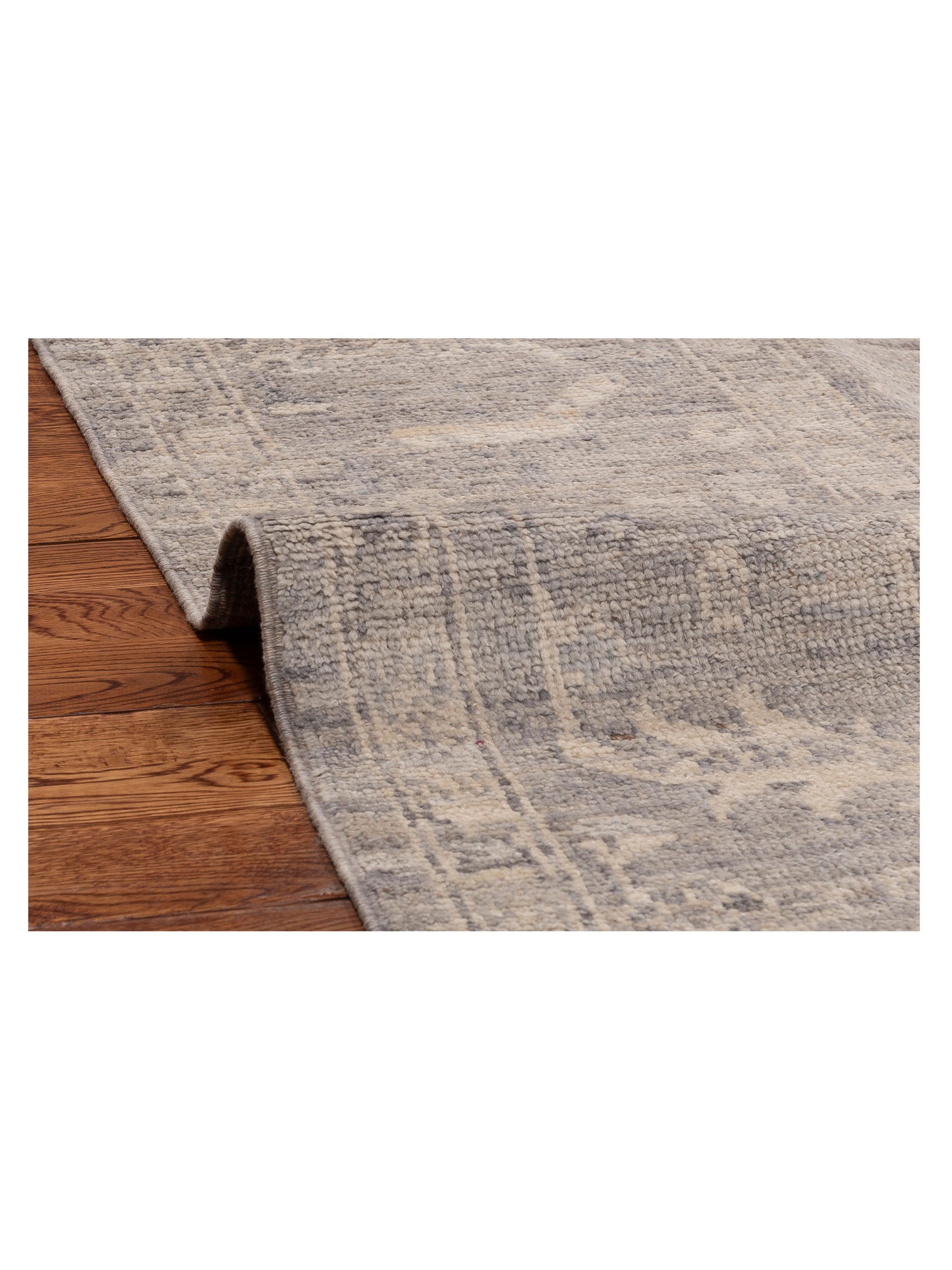 Angora Oushak 154420 Gray Gray 8.9x11.8 Hand Knotted Rug