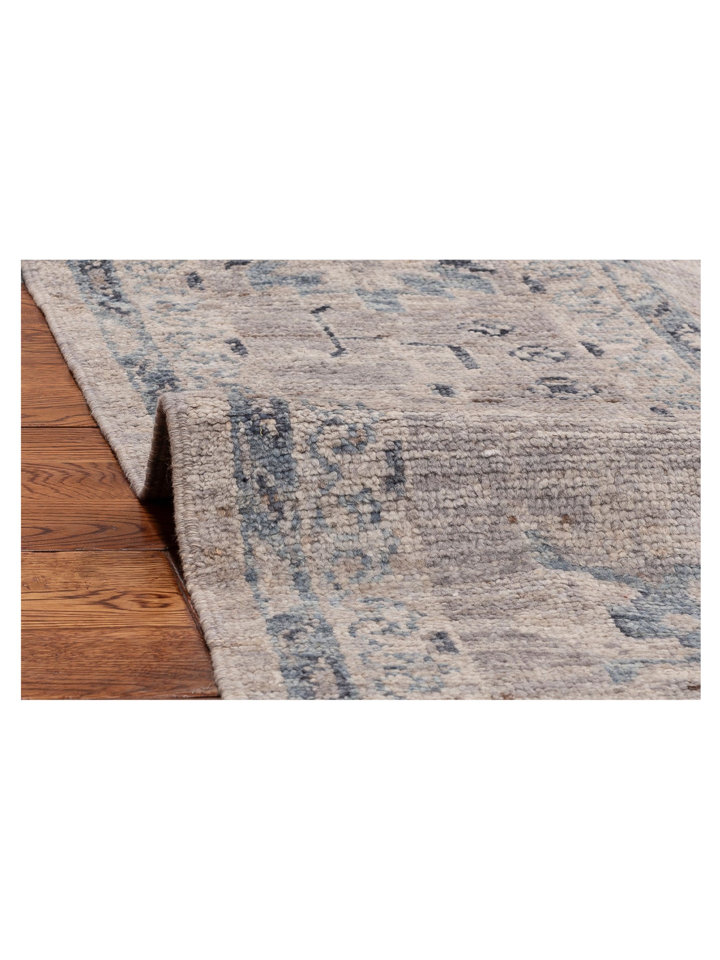 Angora Oushak 154425 Gray Gray 10x13.1 Hand Knotted Rug