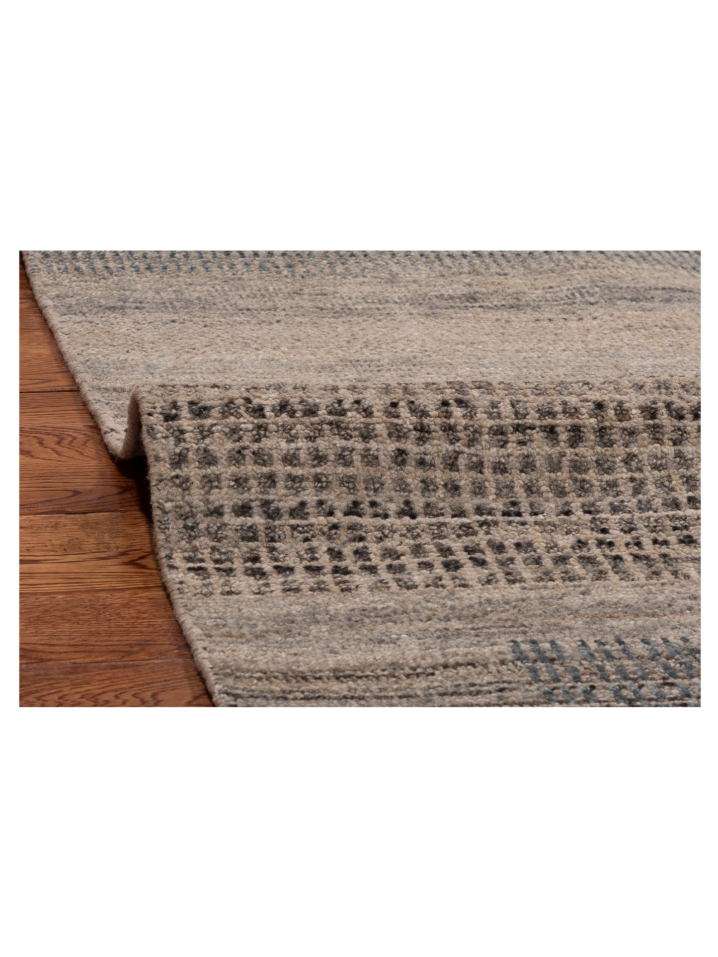 Aurore 154463 Silver Blue 8x10 Hand Knotted Rug