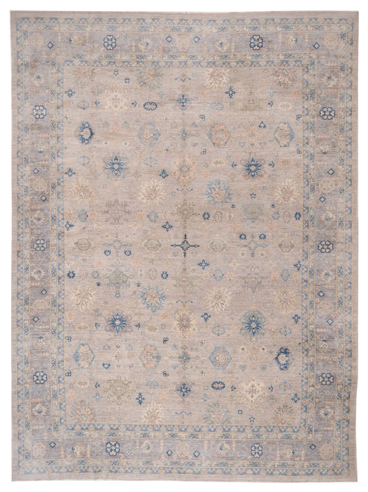 Pasha Anadol Oushak  Light Gray Gray Traditional