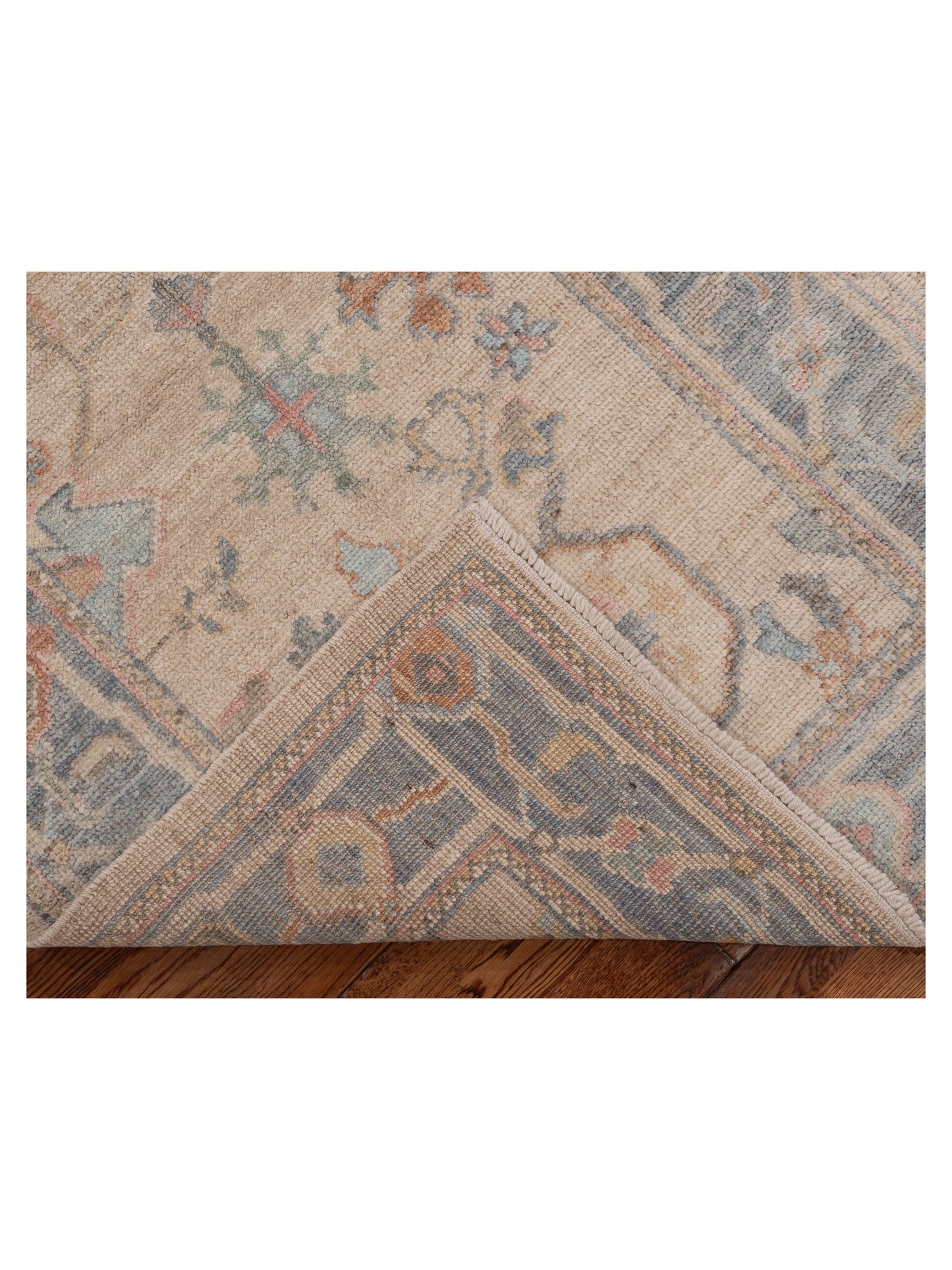 Anadol Oushak 154475 Rust Gold 3x13.5 Hand Knotted Rug