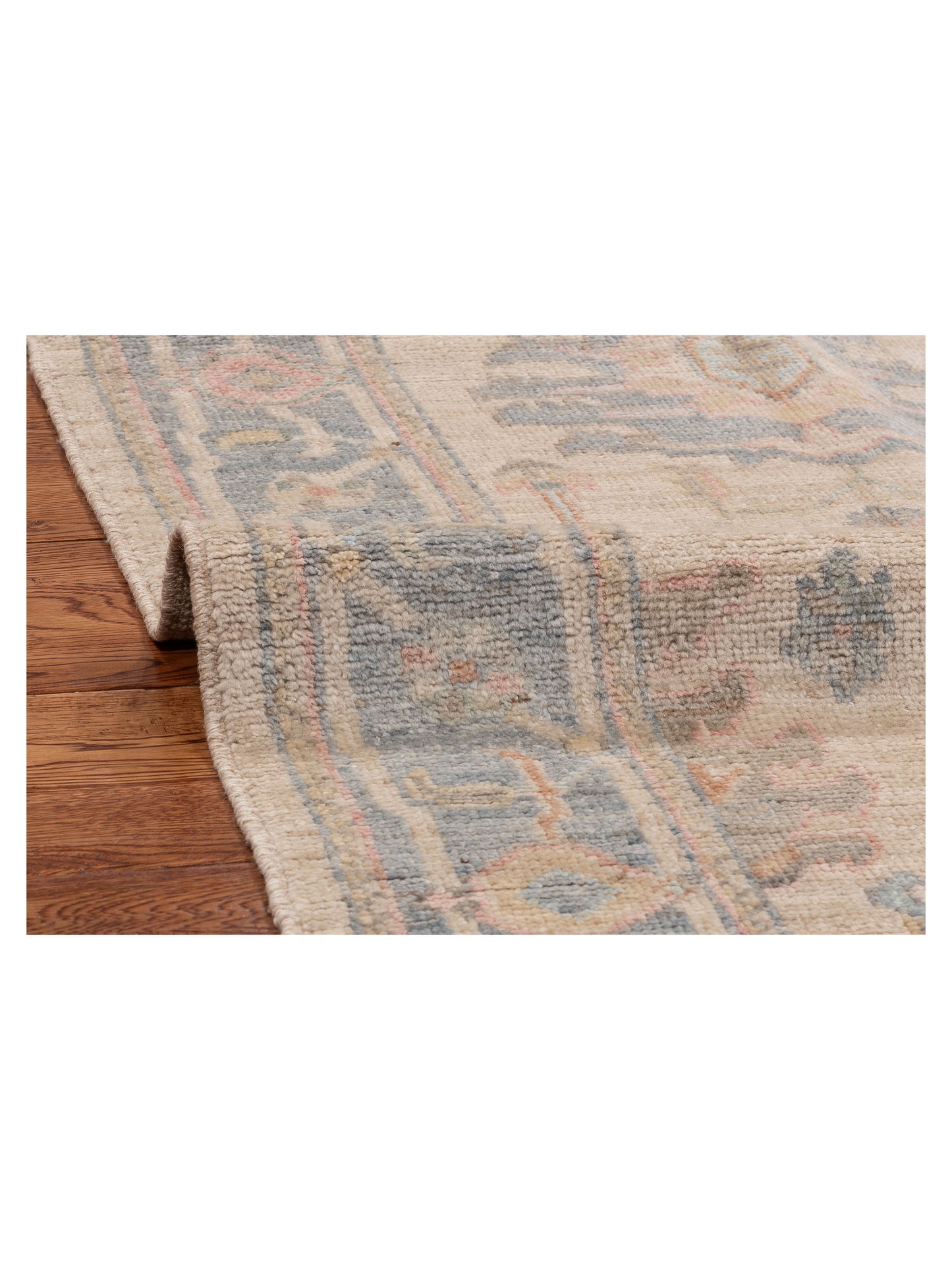 Anadol Oushak 154475 Rust Gold 3x13.5 Hand Knotted Rug