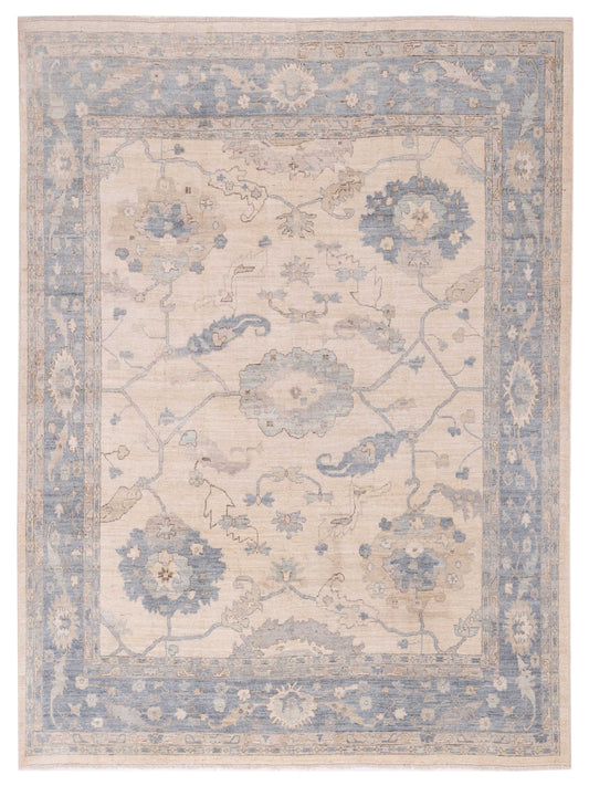 Pasha Anadol Oushak  Ivory Gray Traditional