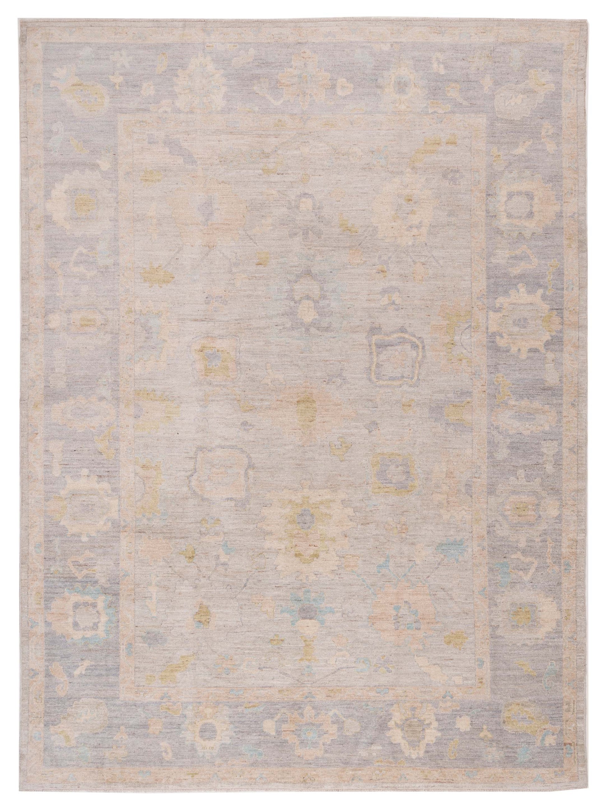 Pasha Anadol Oushak  Light Gray Gray Traditional