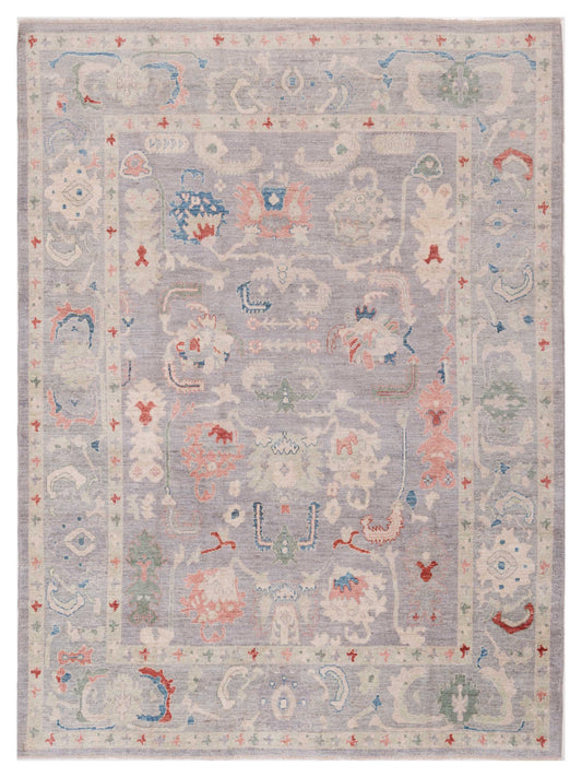 Pasha Anadol Oushak 154488 Gray Gray Traditional Hand Knotted Rug