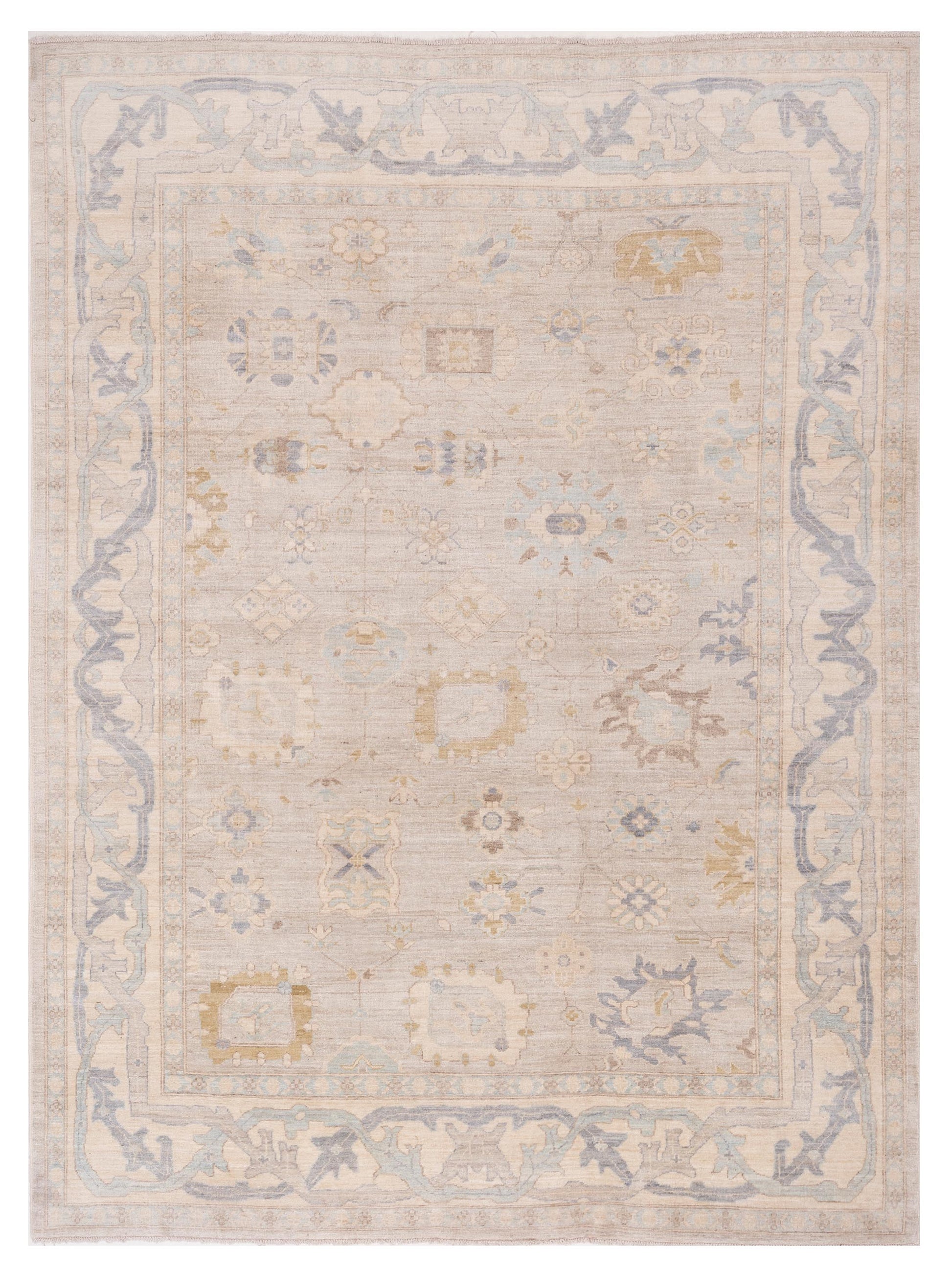 Pasha Anadol Oushak  Gray Beige Traditional