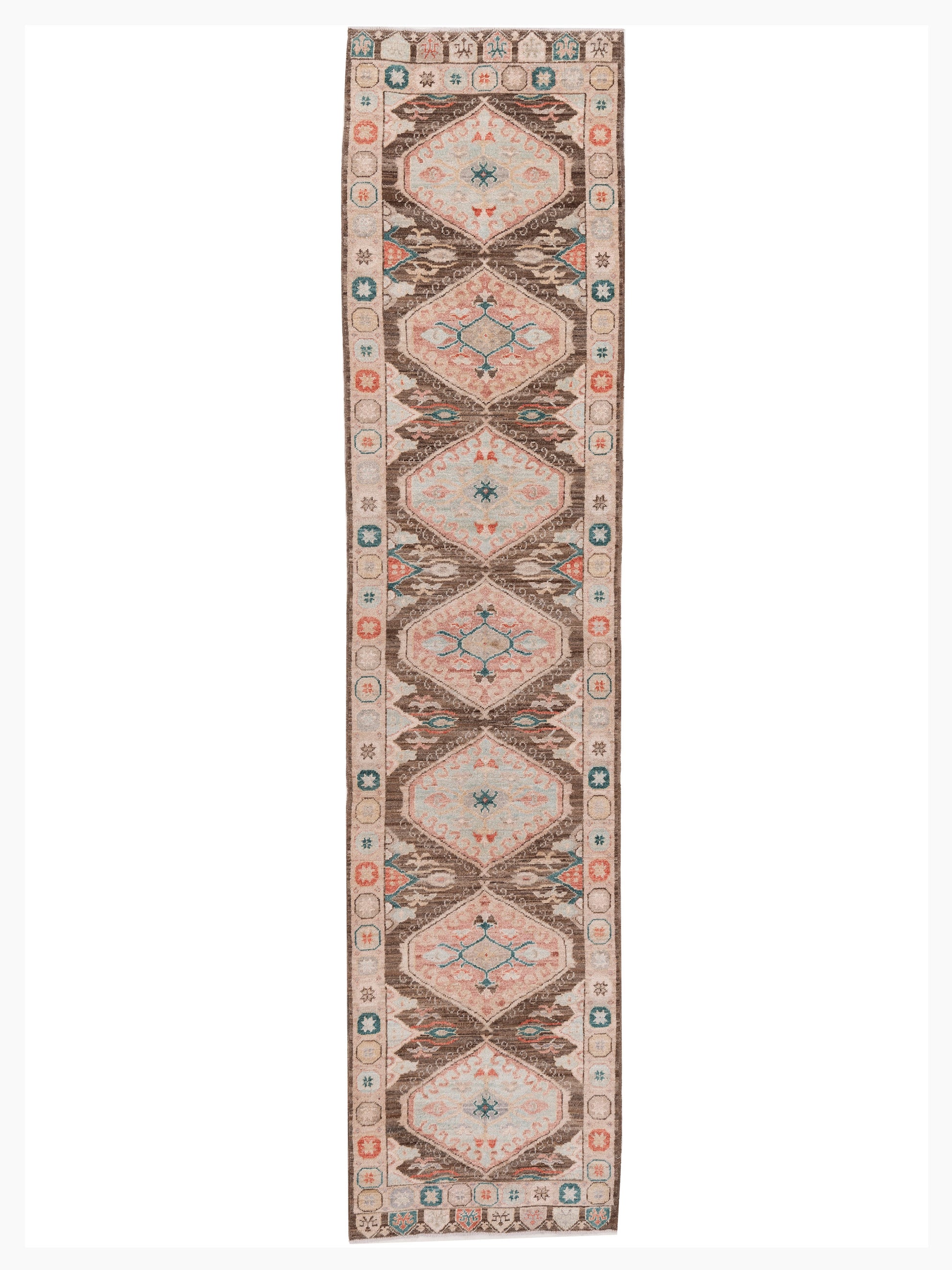 Pasha Anadol Oushak  Brown Beige Traditional