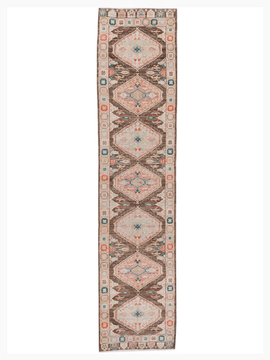 Pasha Anadol Oushak  Brown Beige Traditional