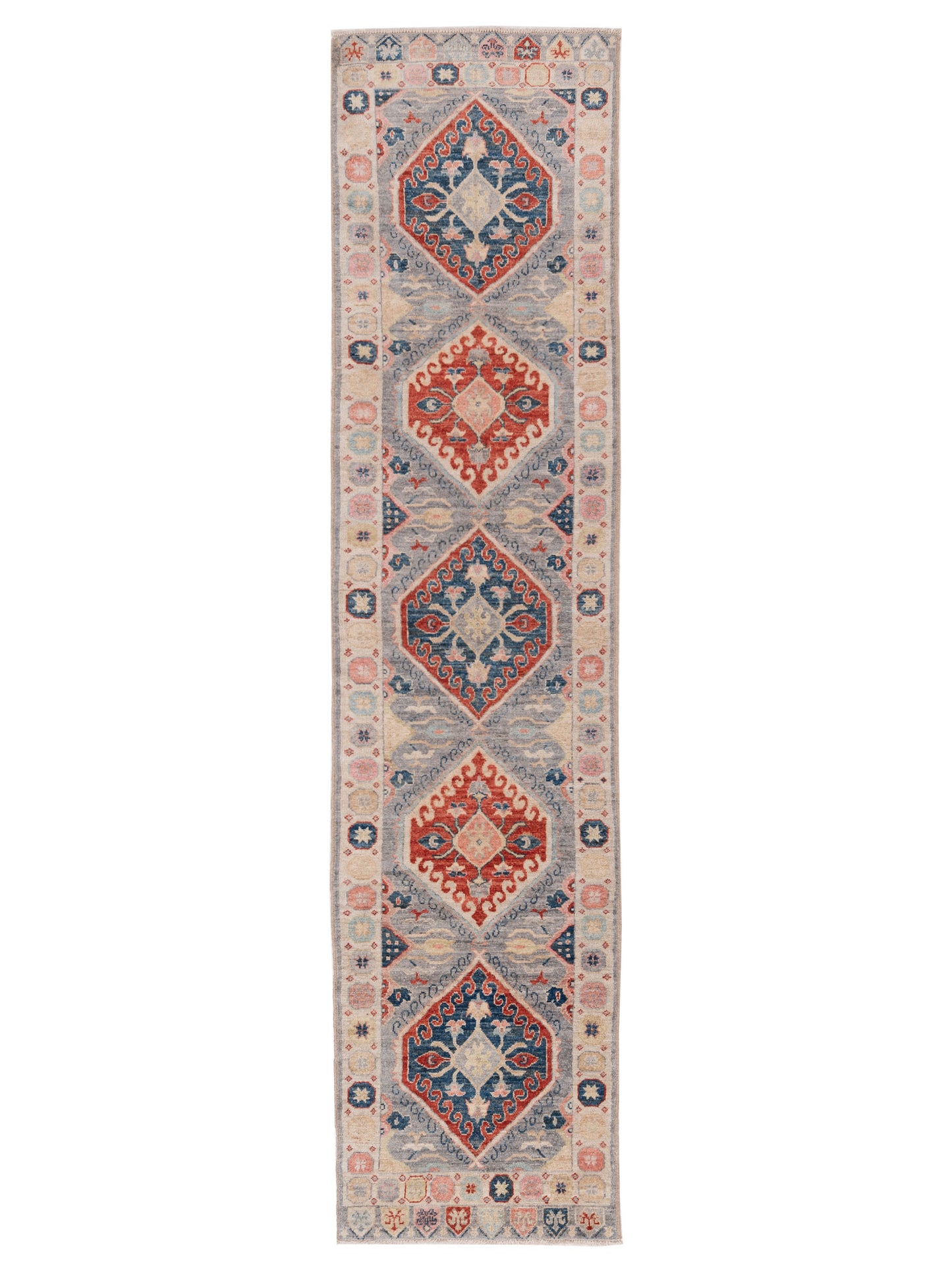 Pasha Anadol Oushak  Gray Ivory Traditional