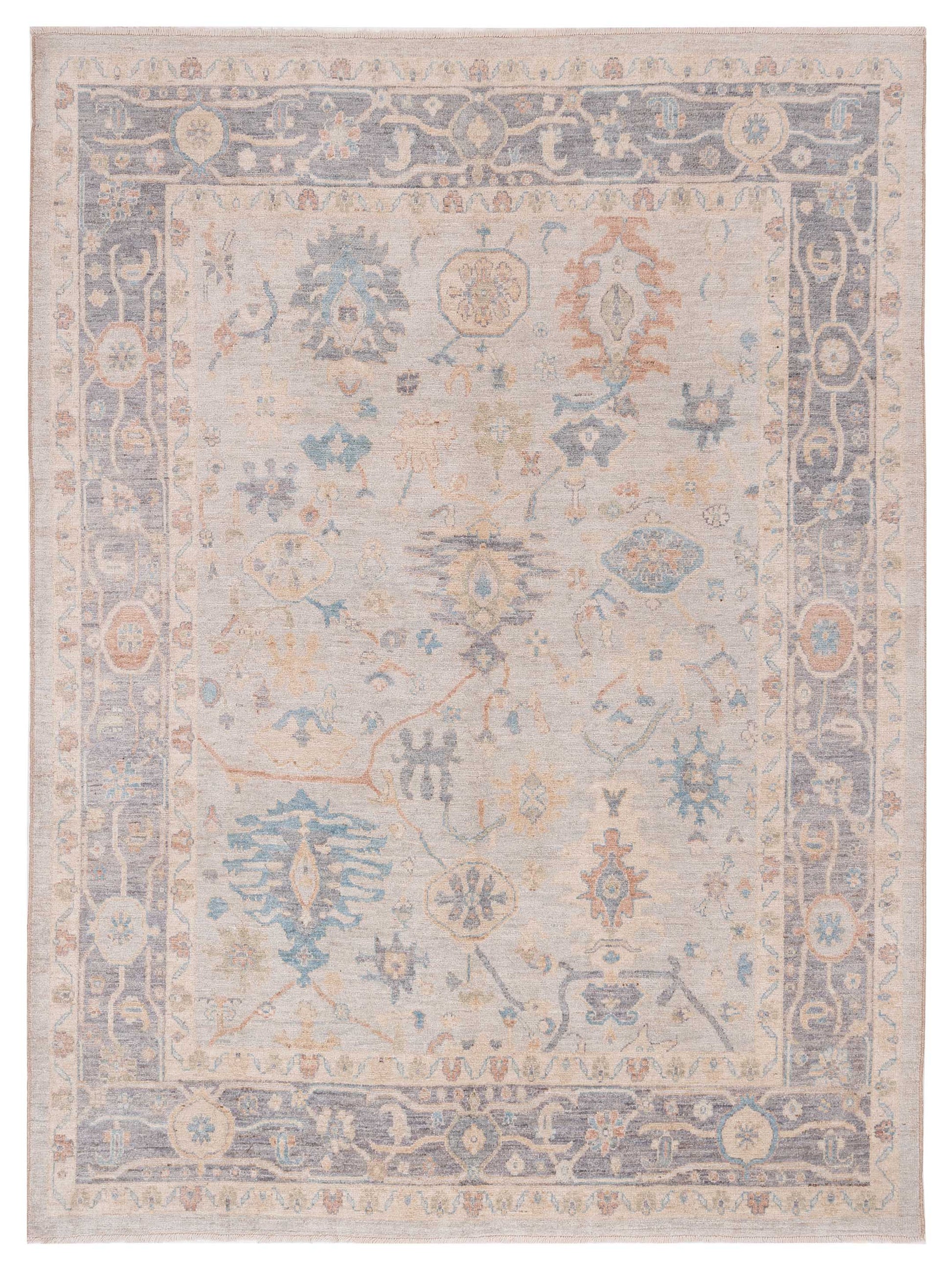 Pasha Anadol Oushak  Light Blue Gray Traditional