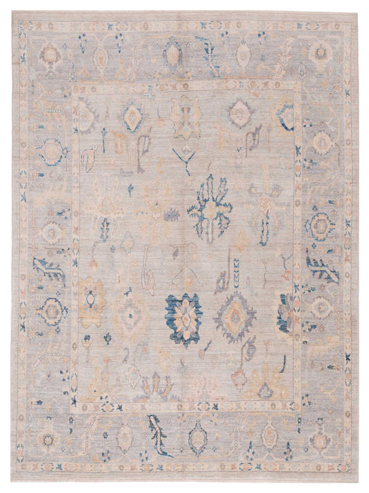 Pasha Anadol Oushak  Light Gray Light Gray Traditional