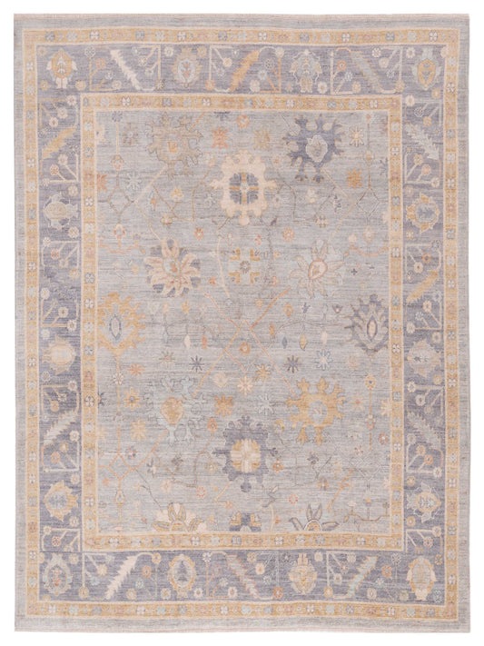 Pasha Anadol Oushak  Light Gray Gray Traditional