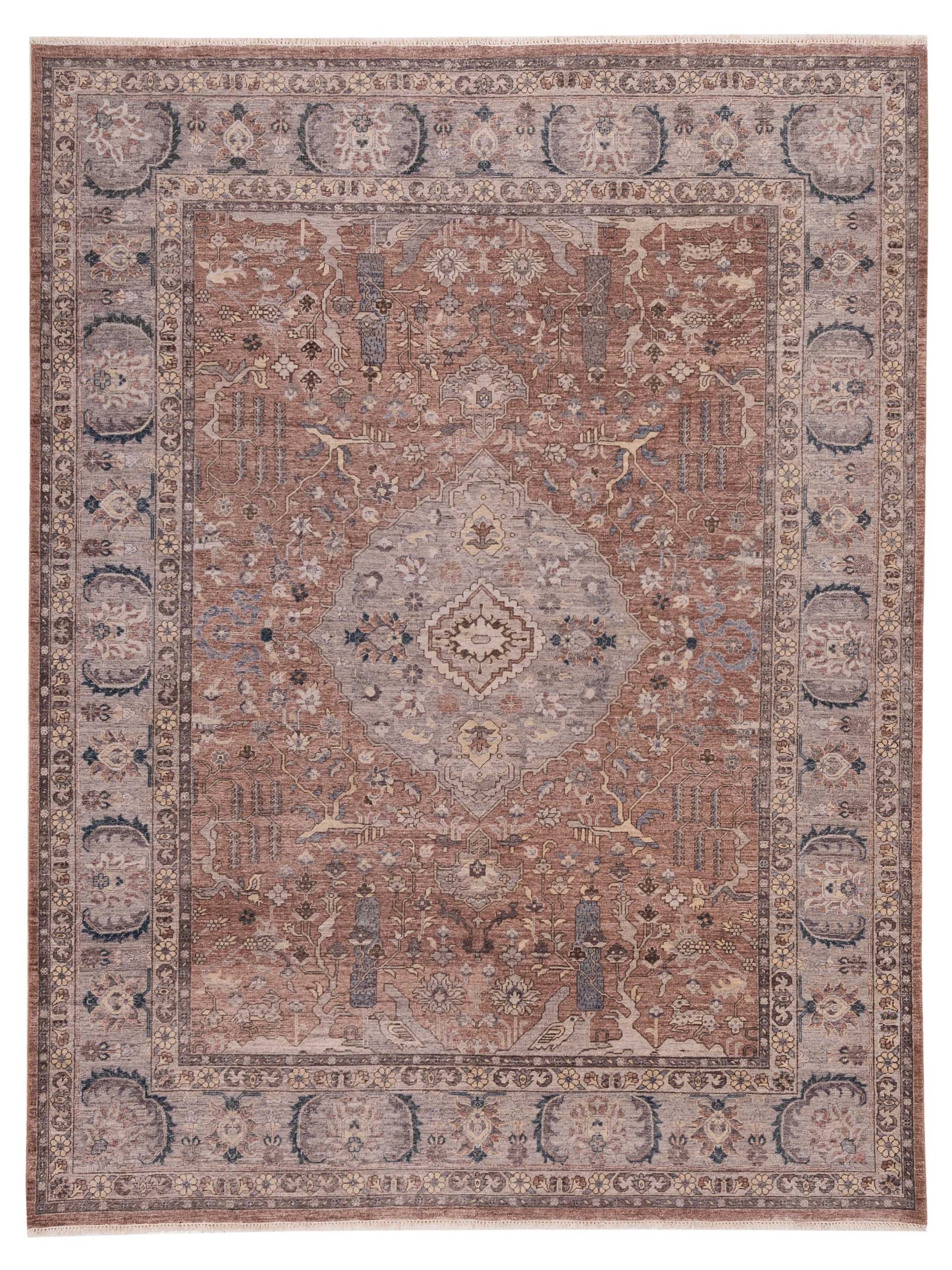 Rajpur Vintage Revival  Brown Silver Traditional