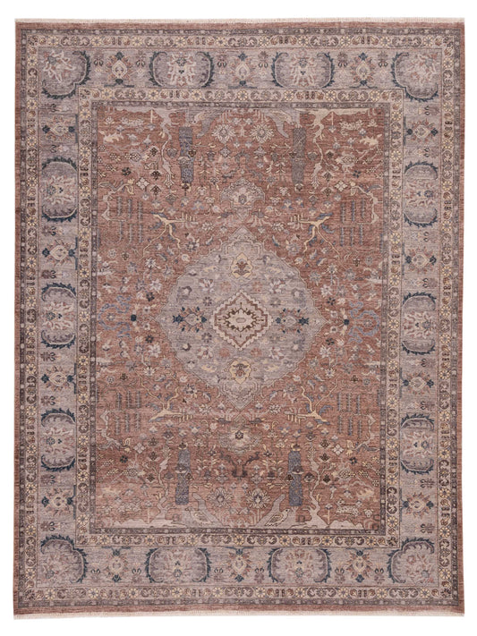 Rajpur Vintage Revival  Brown Silver Traditional