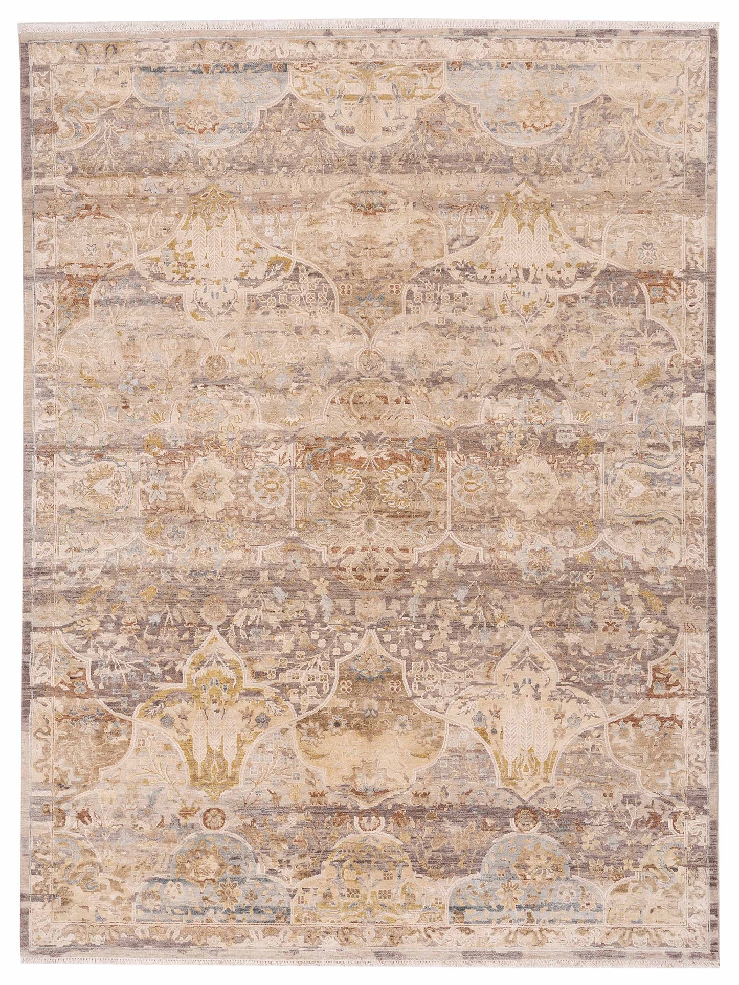 Rajpur Imperial Silk Brown Gold Contemporary