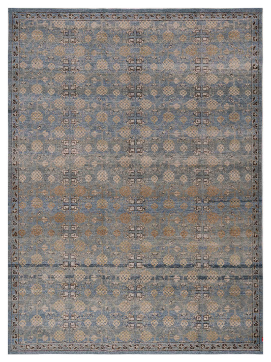 Aurore 154591 Beige Brown 9x12 Hand Knotted Rug