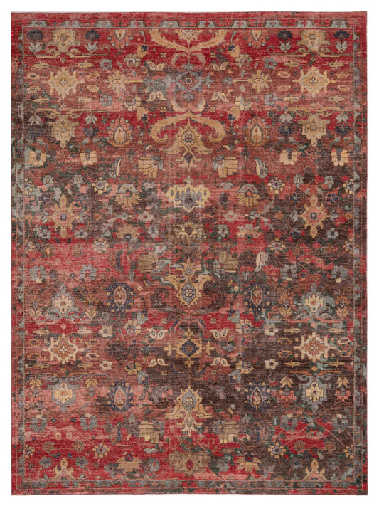 Aurore 154593 Red Brown 9x12 Hand Knotted Rug