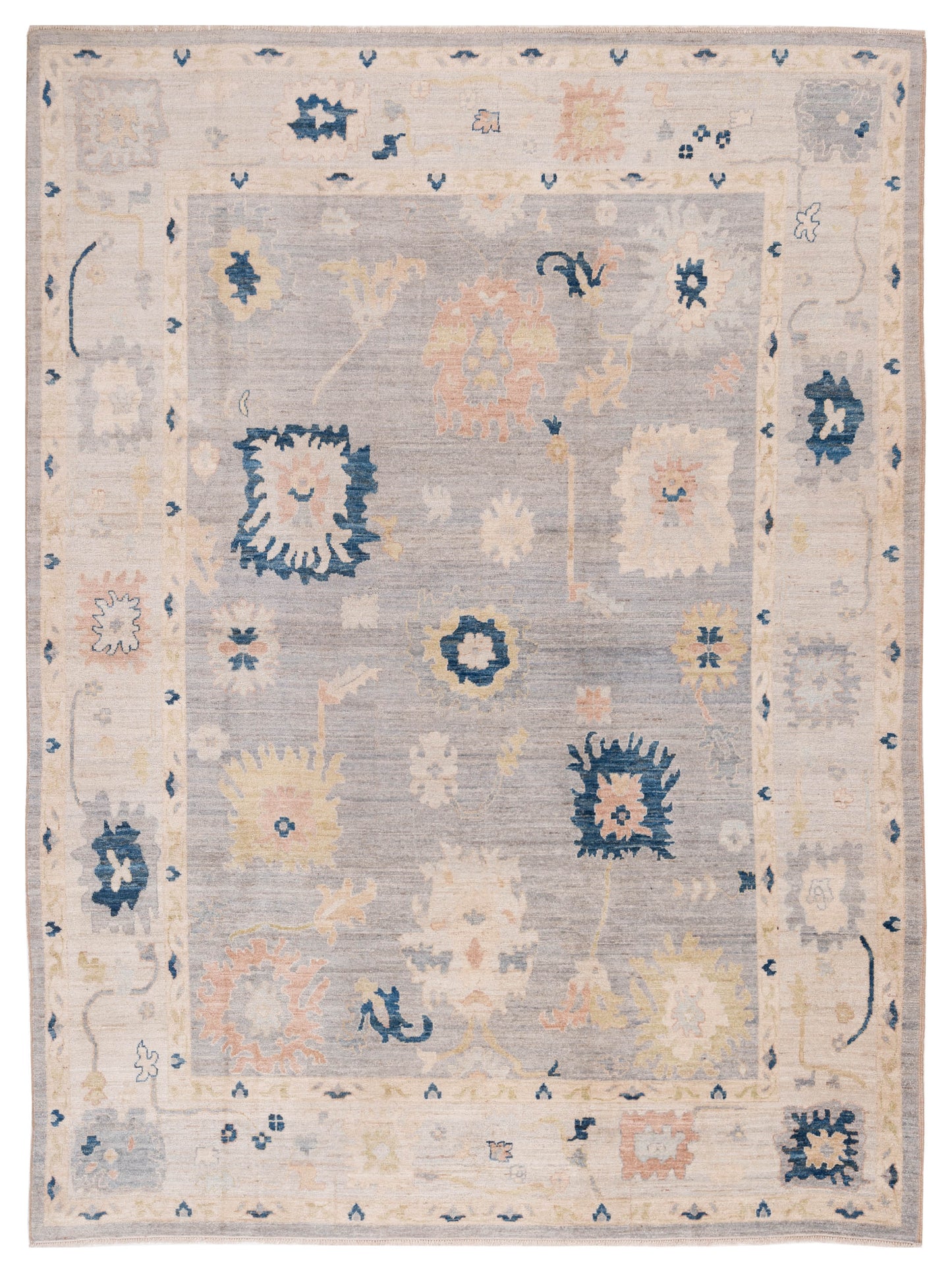 Pasha Anadol Oushak  Gray Beige Traditional