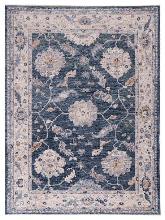 Anadol Angora Oushak  Blue Ivory Traditional