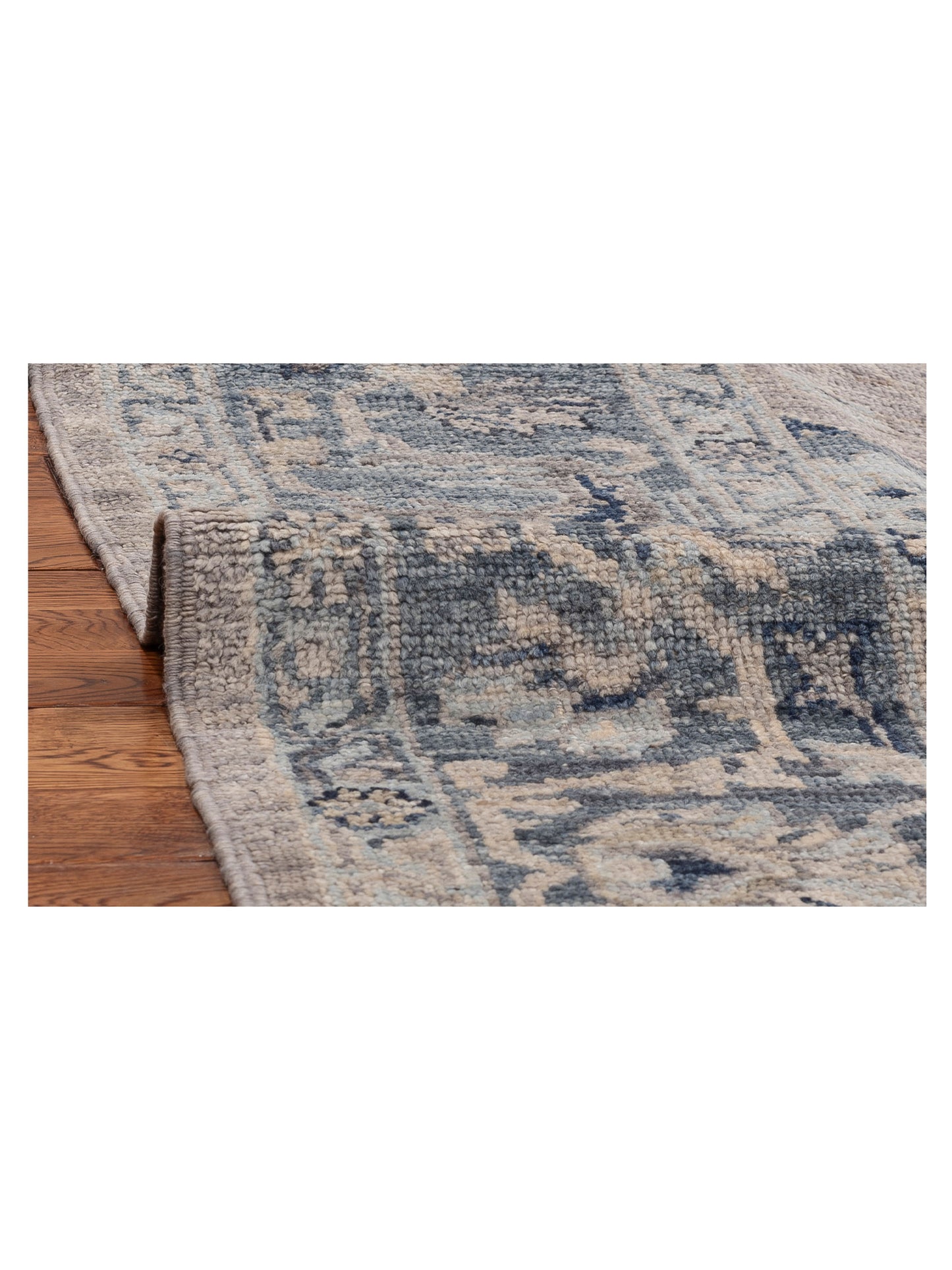 Angora Oushak 154679 Gray Blue 8x10.1 Hand Knotted Rug
