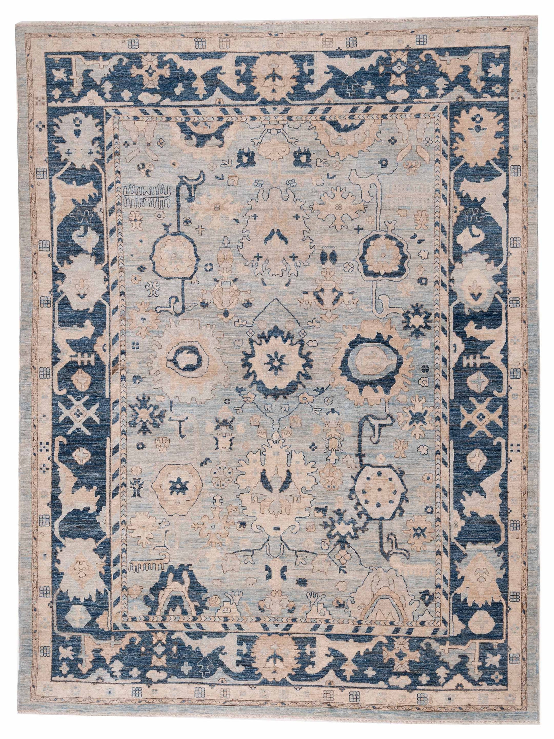 Pasha Anadol Oushak  Blue Blue Traditional