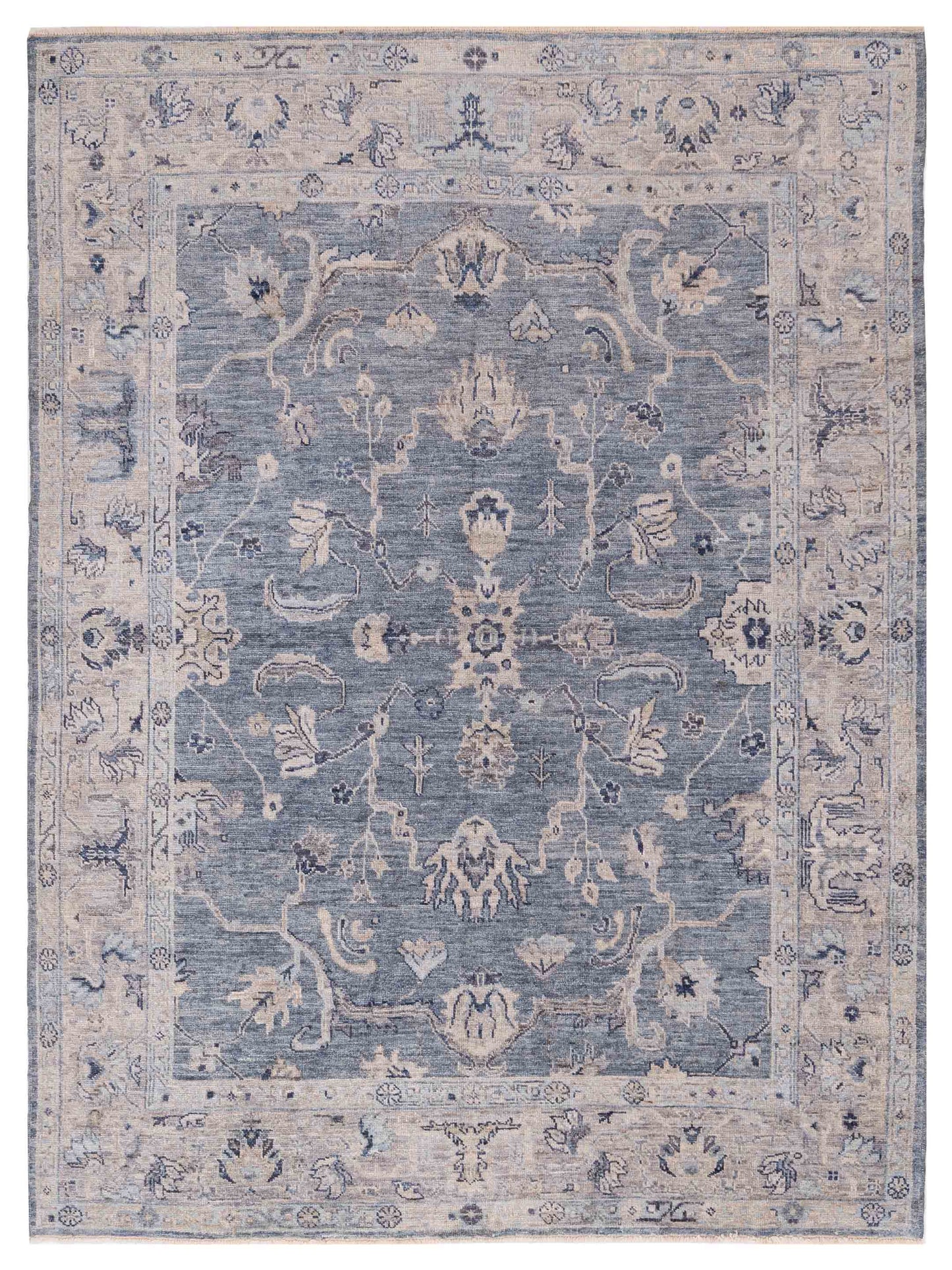 Anadol Angora Oushak  Blue Gray Traditional