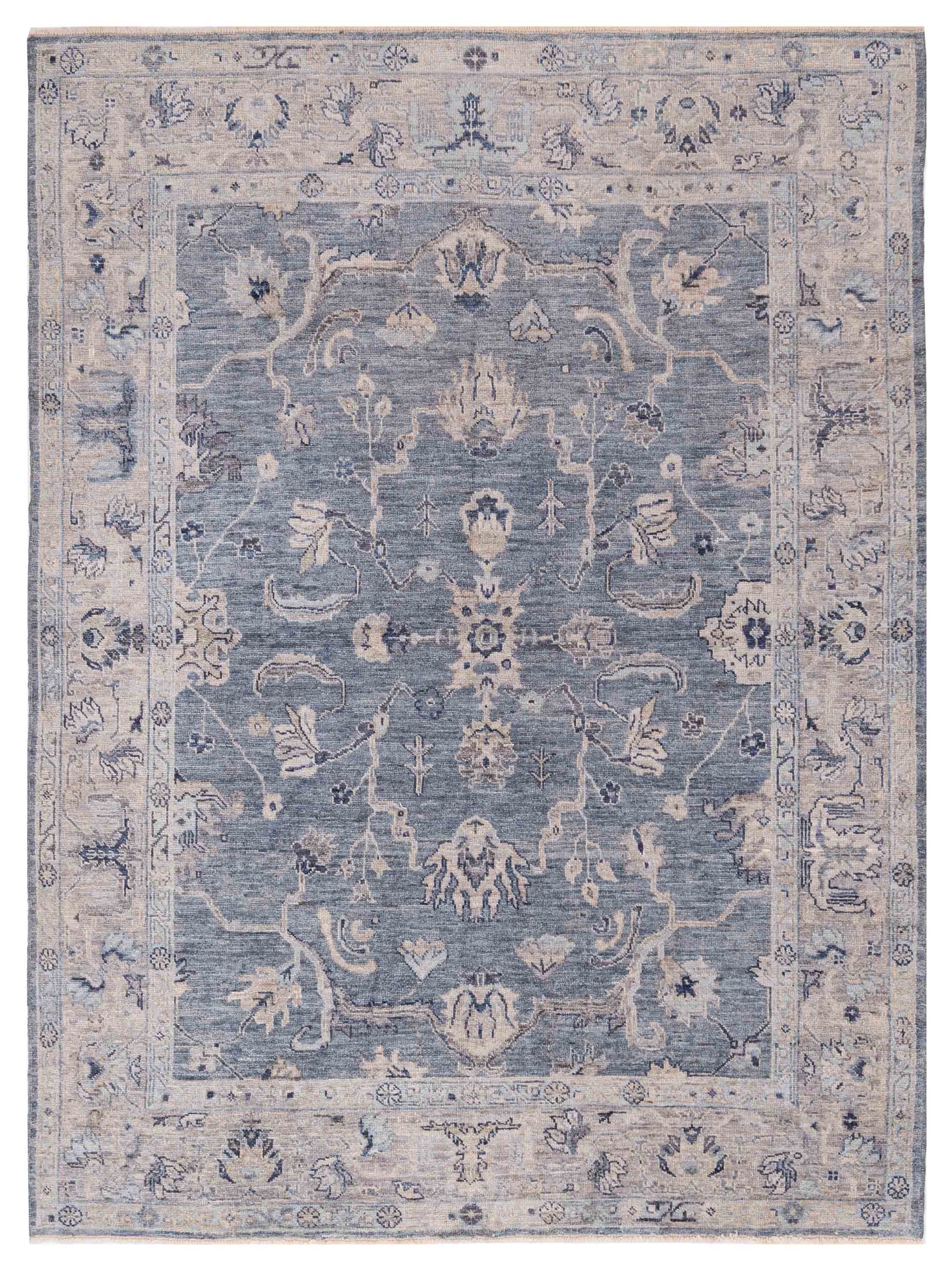 Anadol Angora Oushak  Blue Gray Traditional