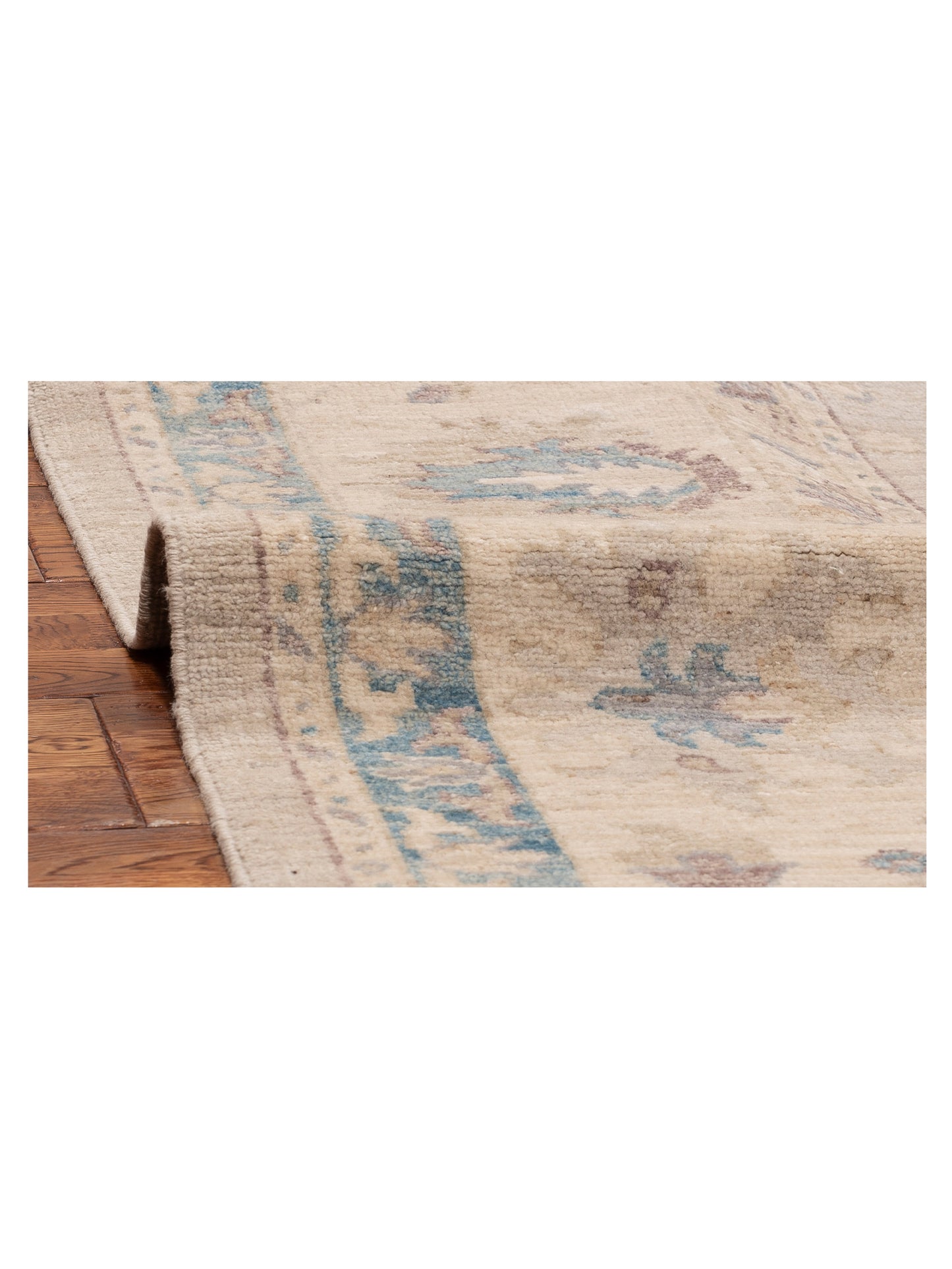Anadol Oushak 154687 Gray Beige 9.4x11.7 Hand Knotted Rug