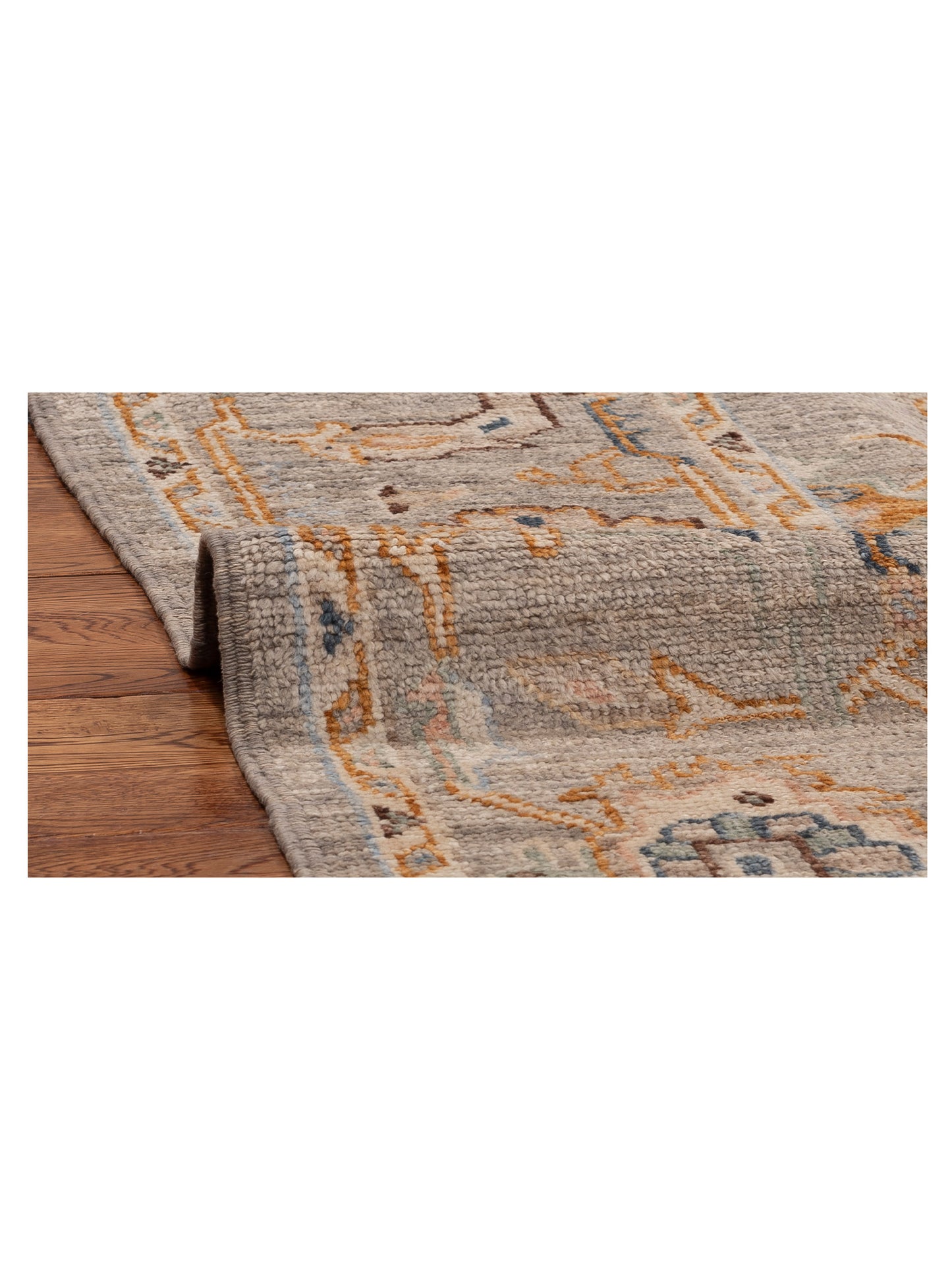 Angora Oushak 154690 Brown Brown 8x9.7 Hand Knotted Rug